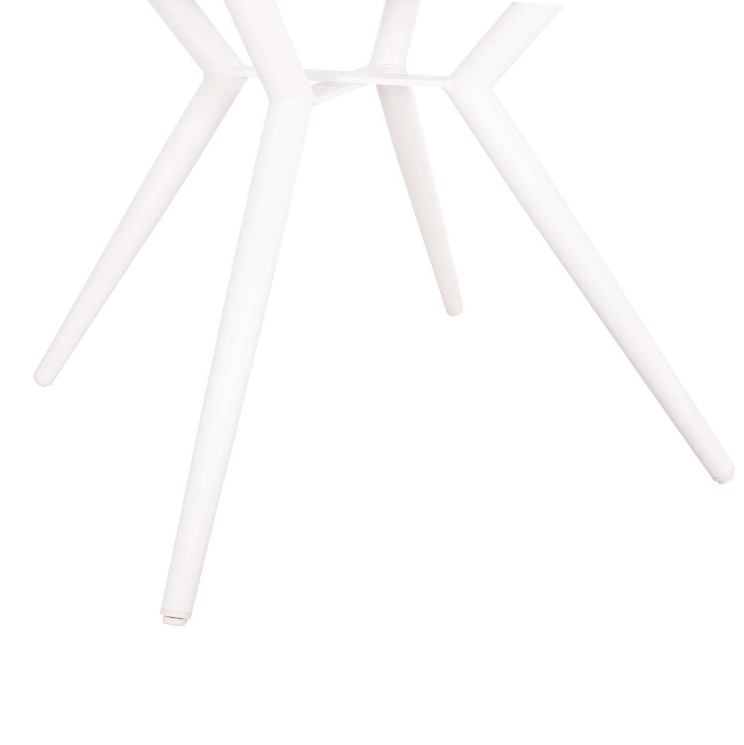 Маса   HIGER  ф126x74см алуминиева бял цвят