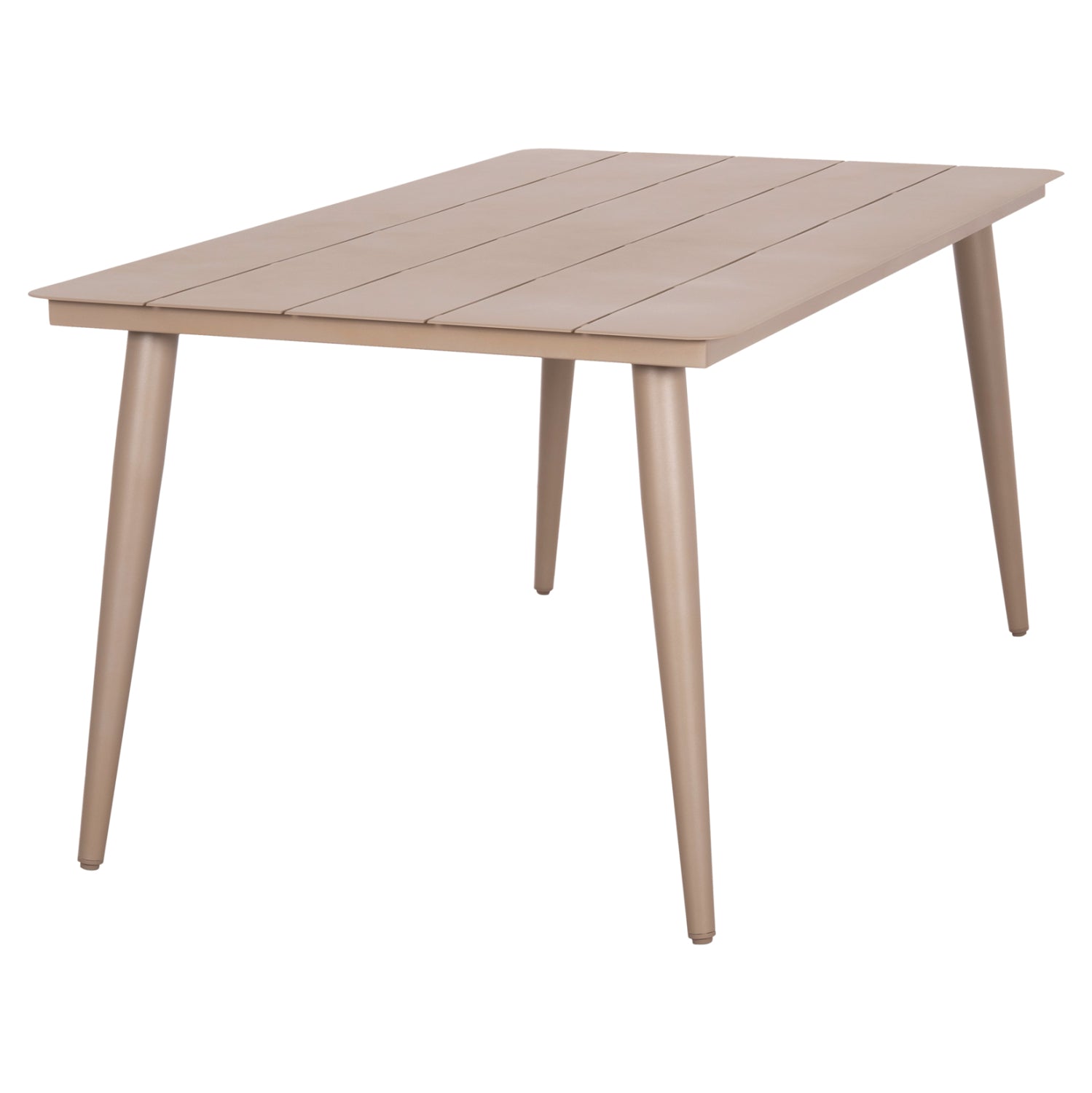 Алуминиева маса правоъгълна Higer капучино 160х90х78см