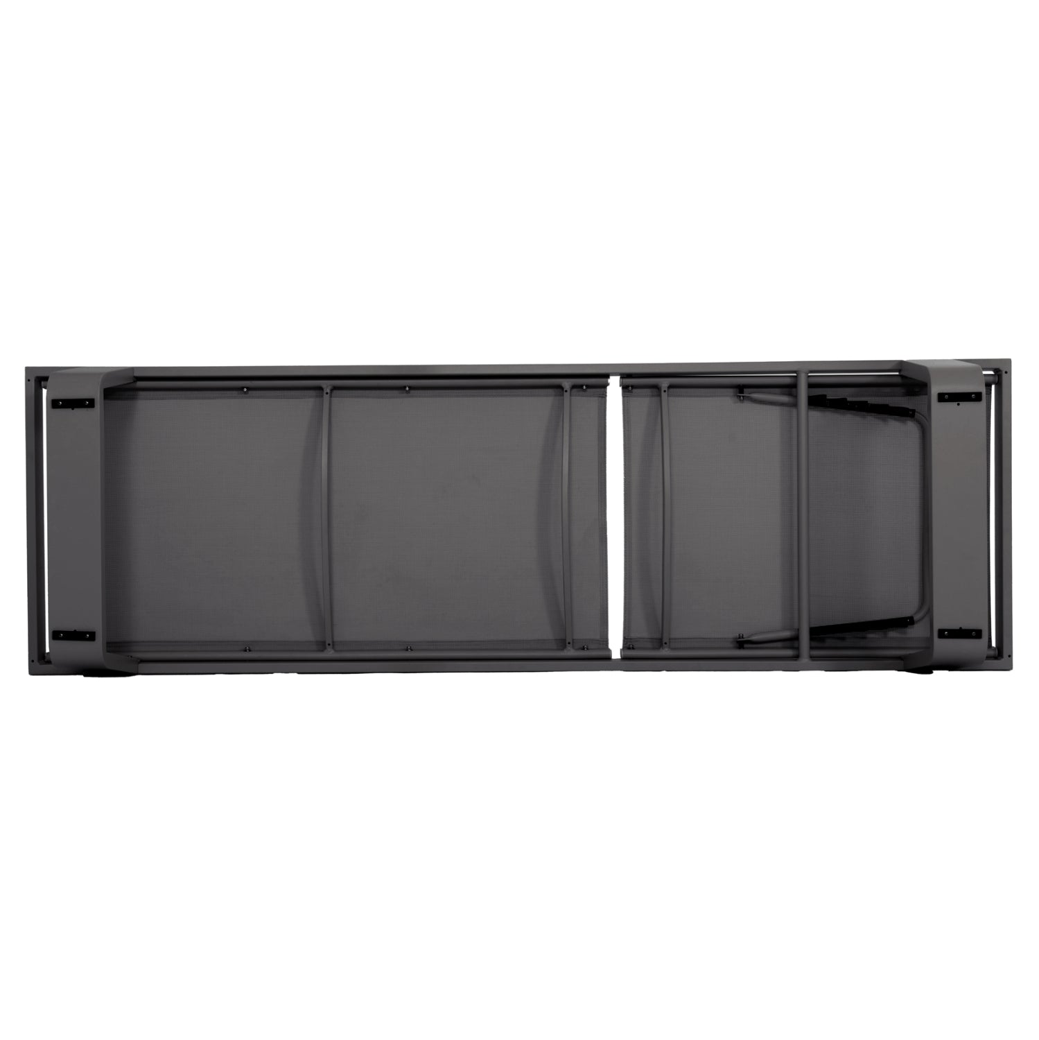 Шезлонг Рико сив цвят 198x61,5x97