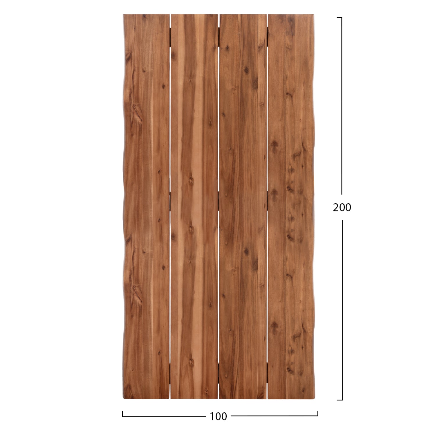 Плот за маса 6303 акациево дърво 200x100x3,5(дебелина)cм