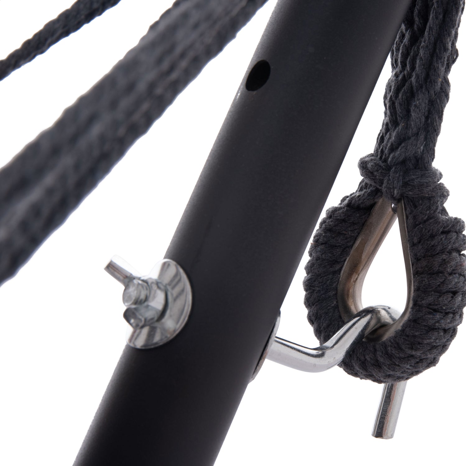 Хамак CRAVE цвят антрацит 265x93x105