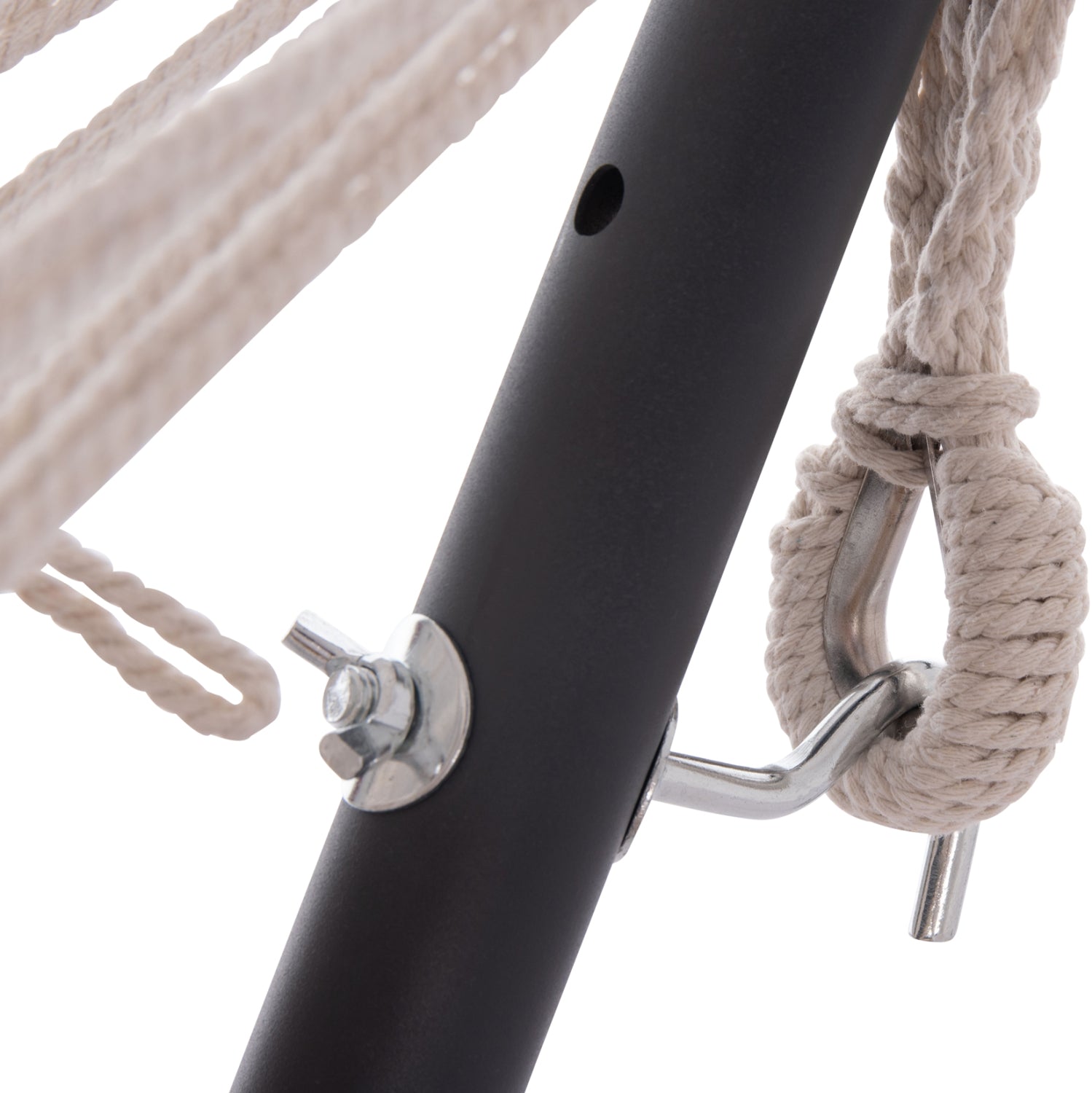 Хамак CRAVE цвят бежов-антрацит 265x93x105