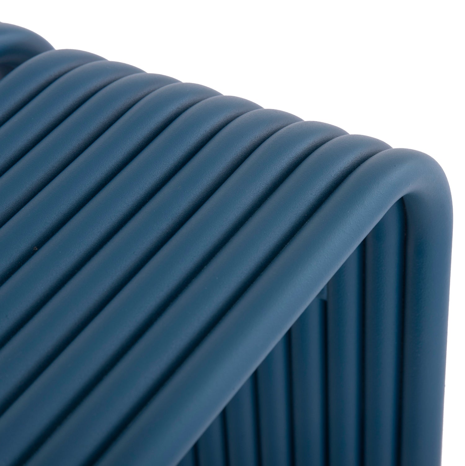 Табуретка INTREPID алуминий в син цвят 40x38x42.5см