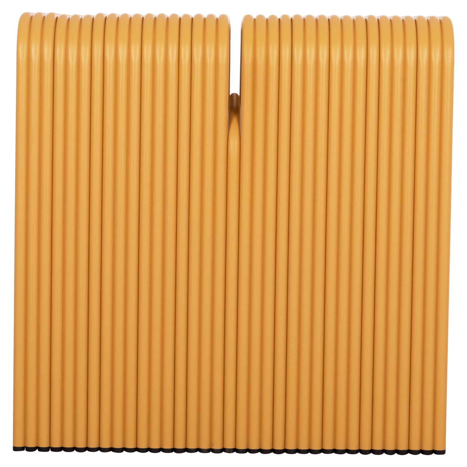 Градинска маса Intrepid алуминиева цвят горчица 120x70x70.5см