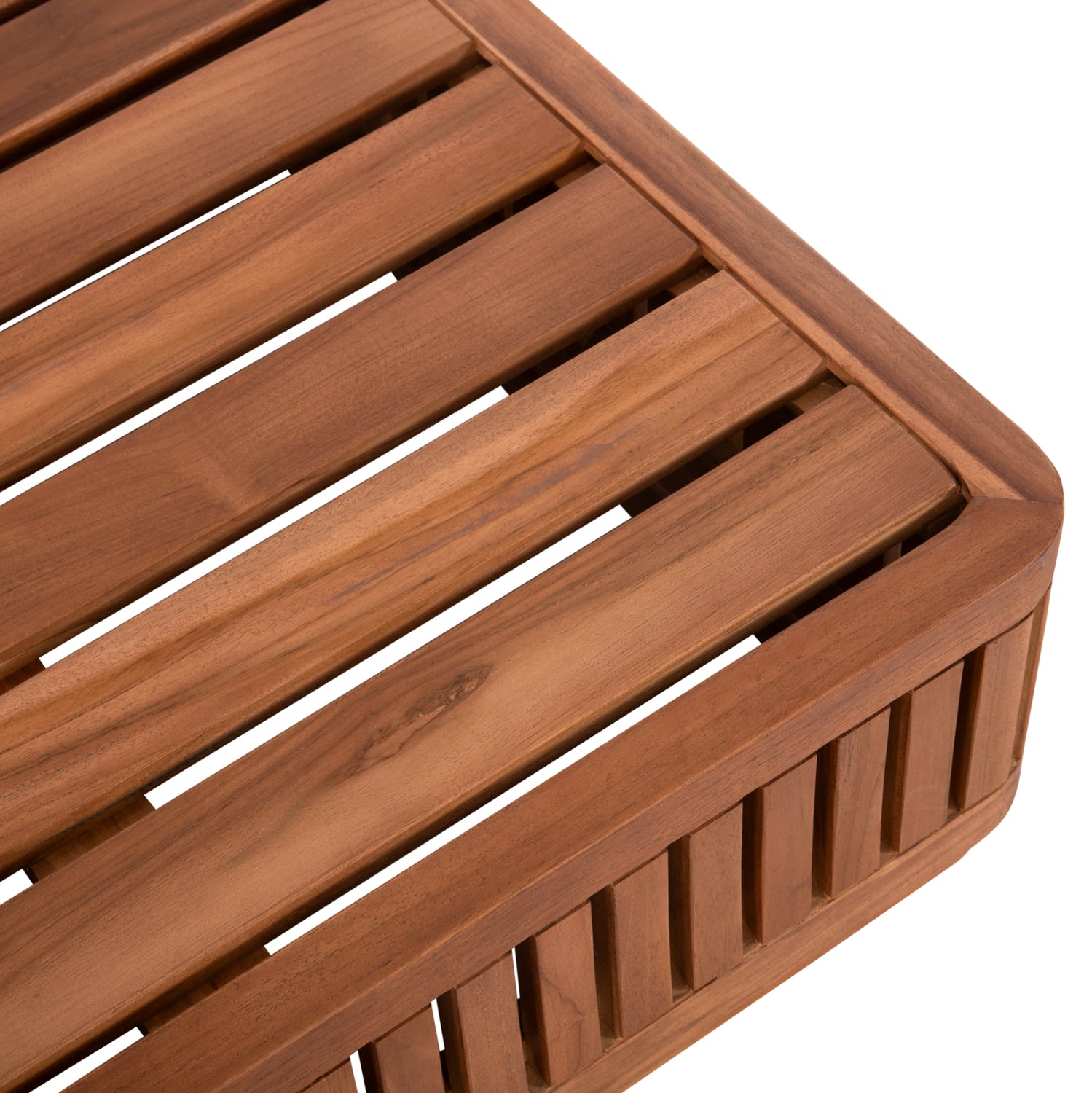 Шезлонг VERNON тиково дърво естествен цвят  200x80x25см.