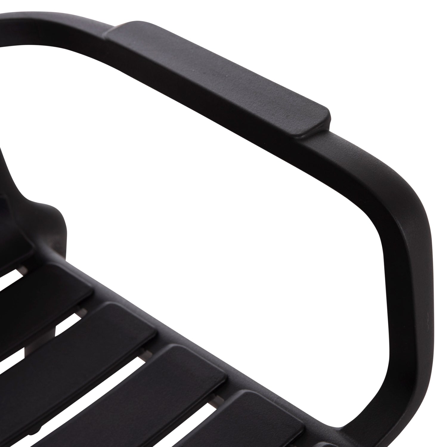 Градински стол KORVER  полипропилен черен 63.5x65x76см