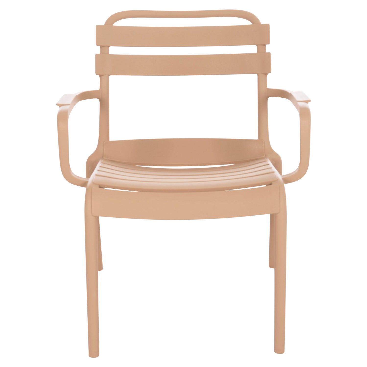 Градински стол KORVER  полипропилен капучино 63.5x65x76см