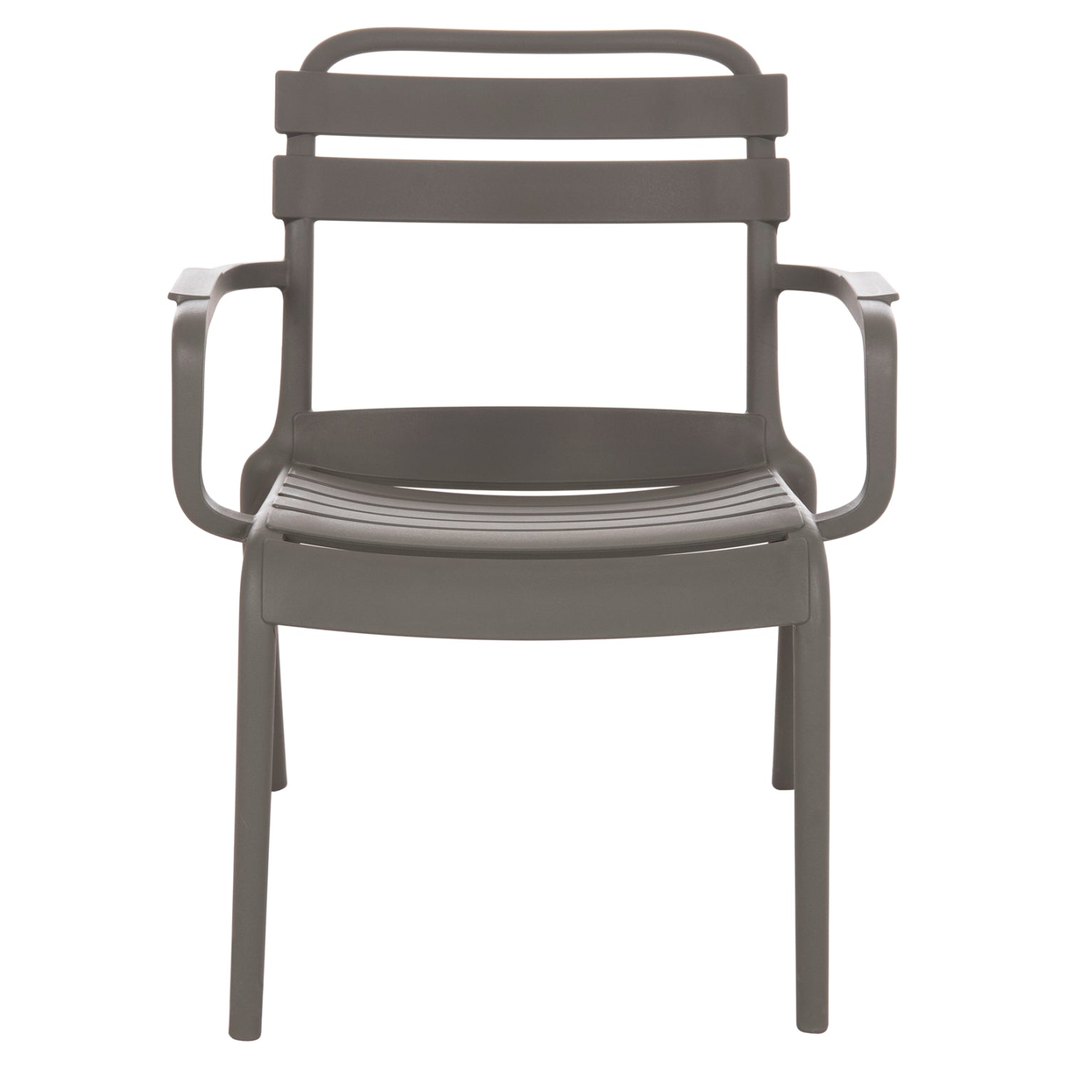 Градински стол KORVER  полипропилен тъмно маслинено зелен, 63.5x65x76см