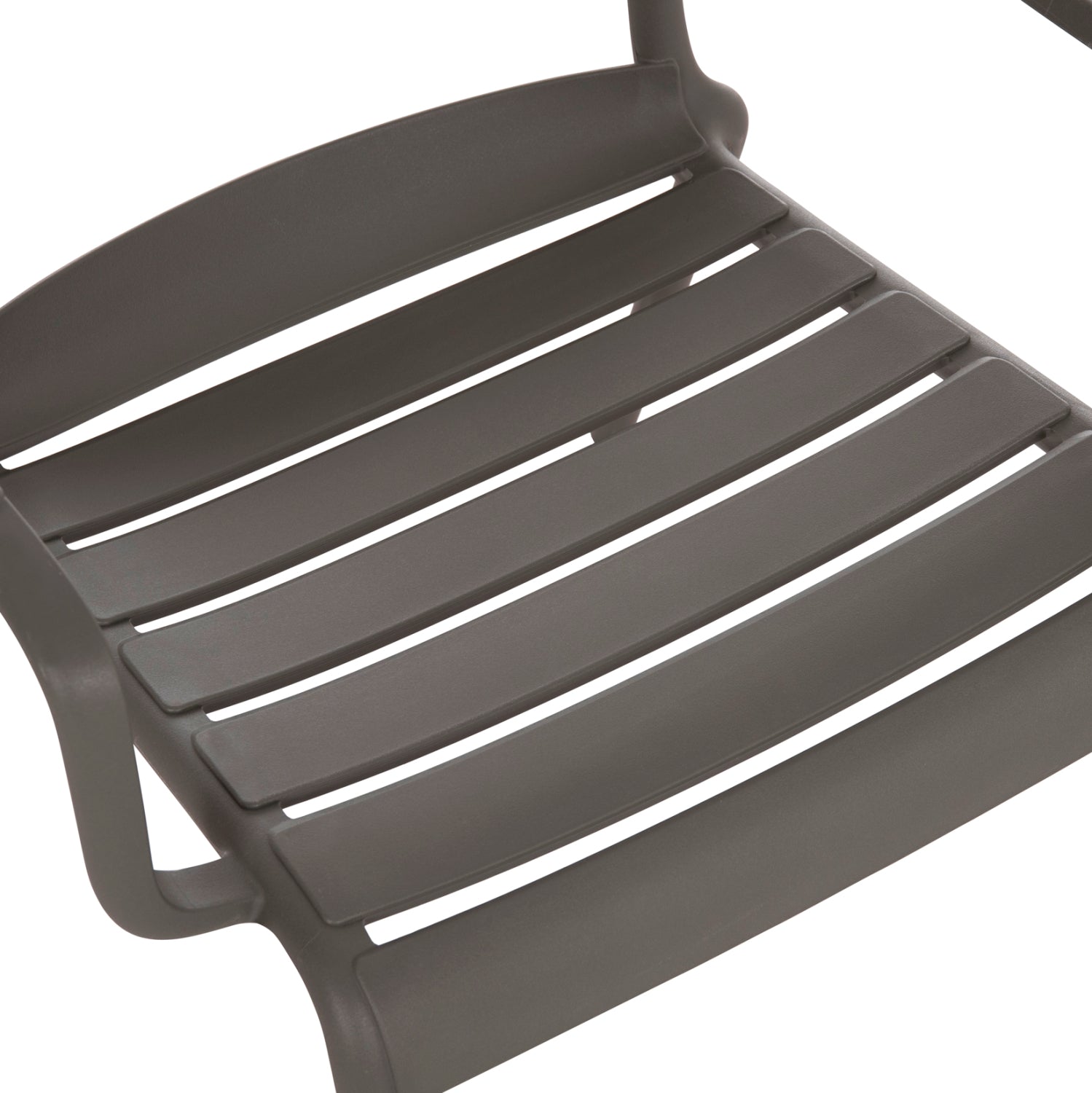 Градински стол KORVER  полипропилен тъмно маслинено зелен, 63.5x65x76см