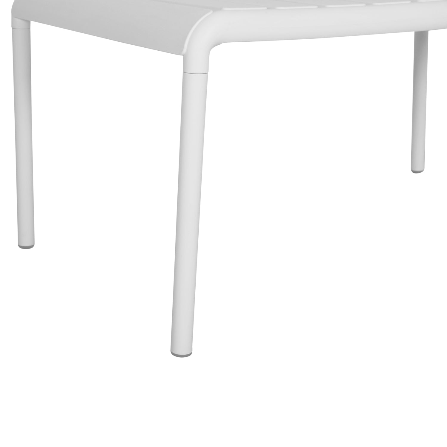 Градинска  маса за кафе Korver полипропилен бяла 100x60x46см