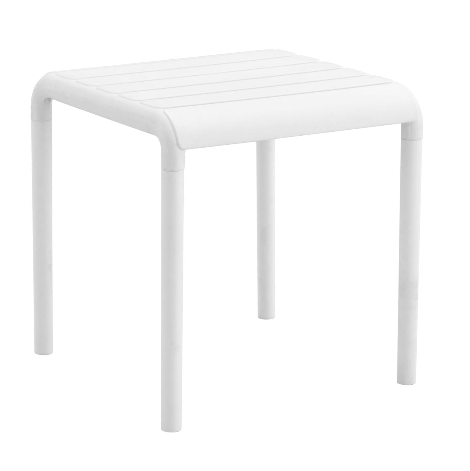 Масичка KORVER бял цвят 45x45x47см.