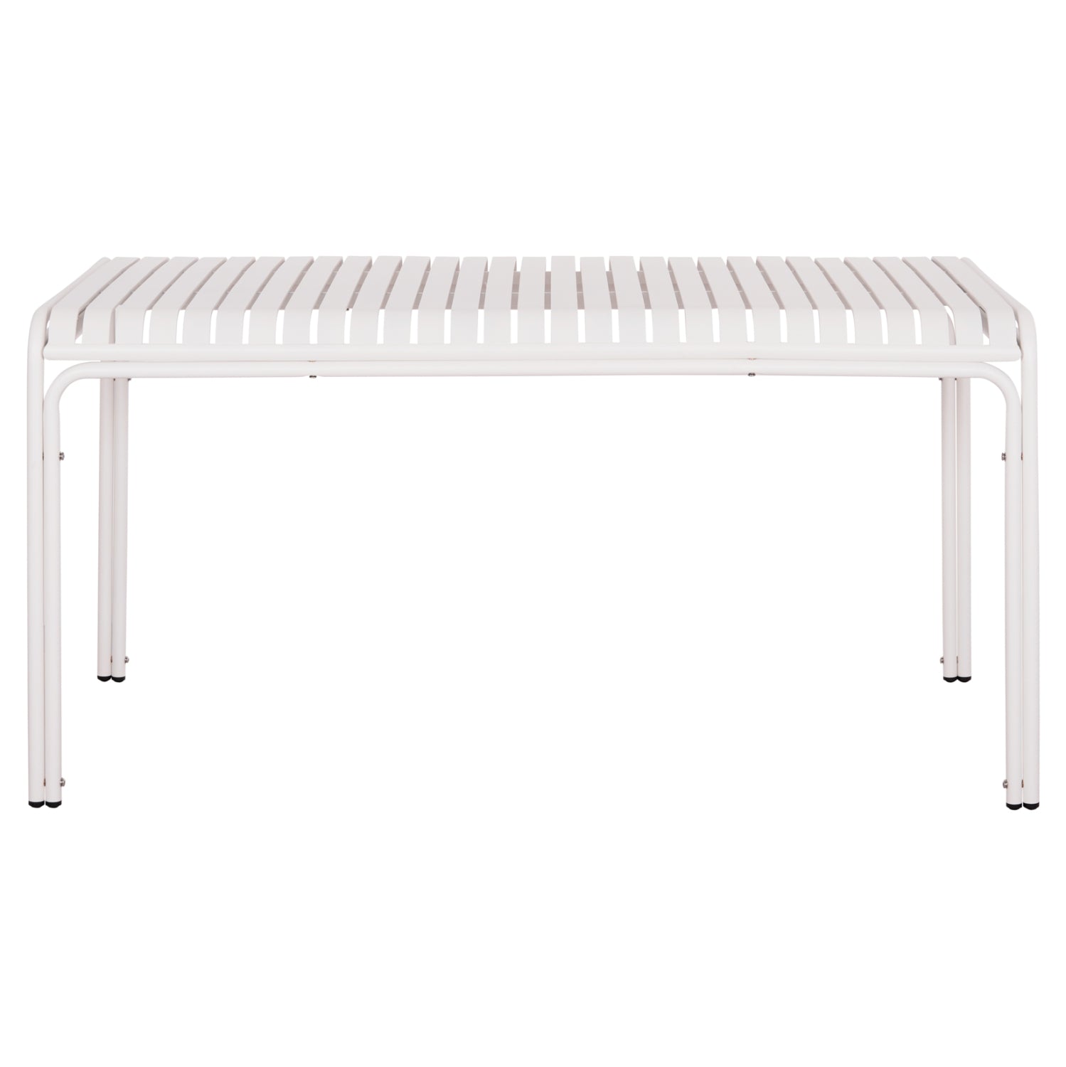 Алуминиева маса Rachel бял цвят  150x80x75см