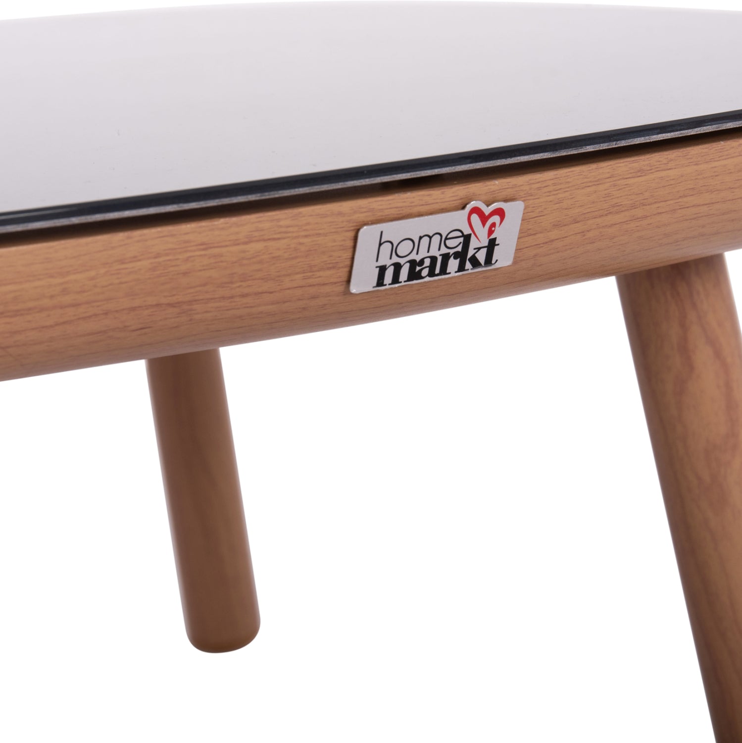 Комплект  KROM 4 части алуминий/въже цвят натурал-бежов с маса 120x65x31,5