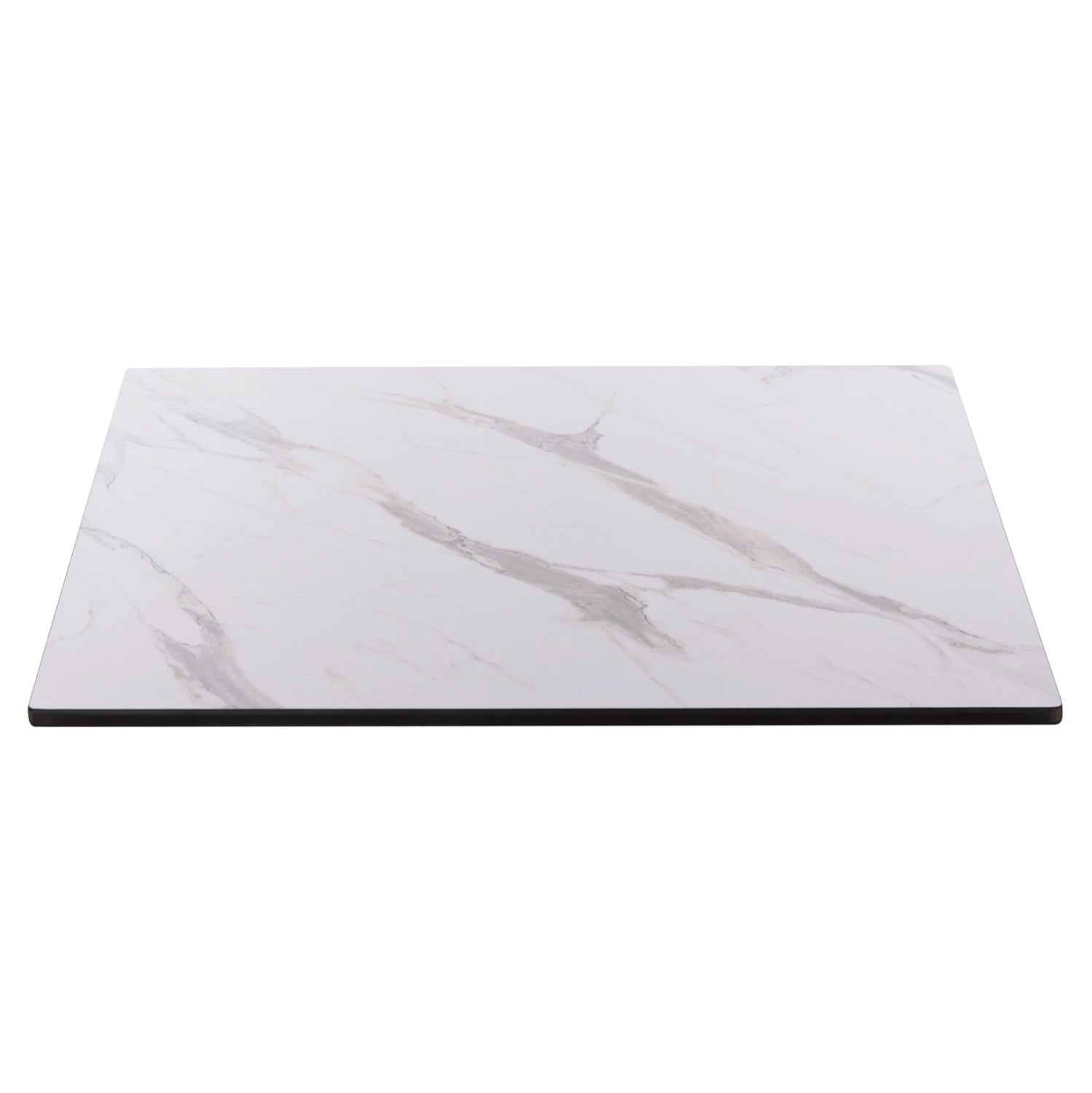 Плот за маса hpl гланц  цвят  бял мрамор 60x60x15см