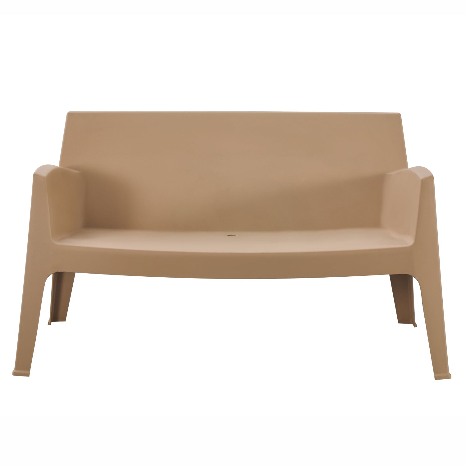 Пейка SLEEK   полипропилен капучино цвят 133x68x73см