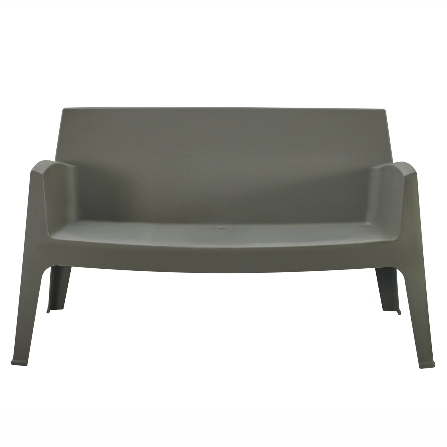 Пейка SLEEK полипропилен тъмно маслинено зелено 133x68x73см