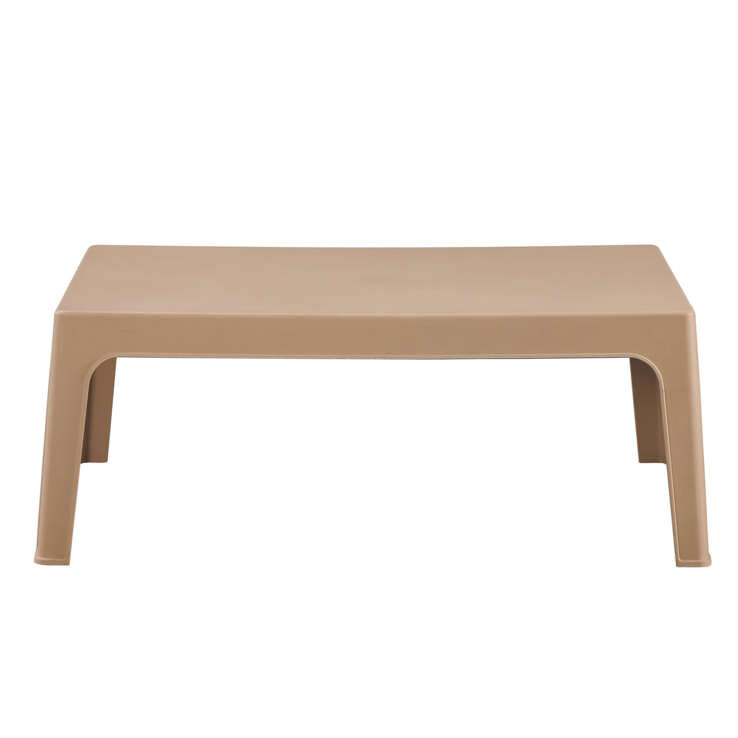 Кафе маса правоъгълна  полипропилен капучино 99х59.5х39.5см.