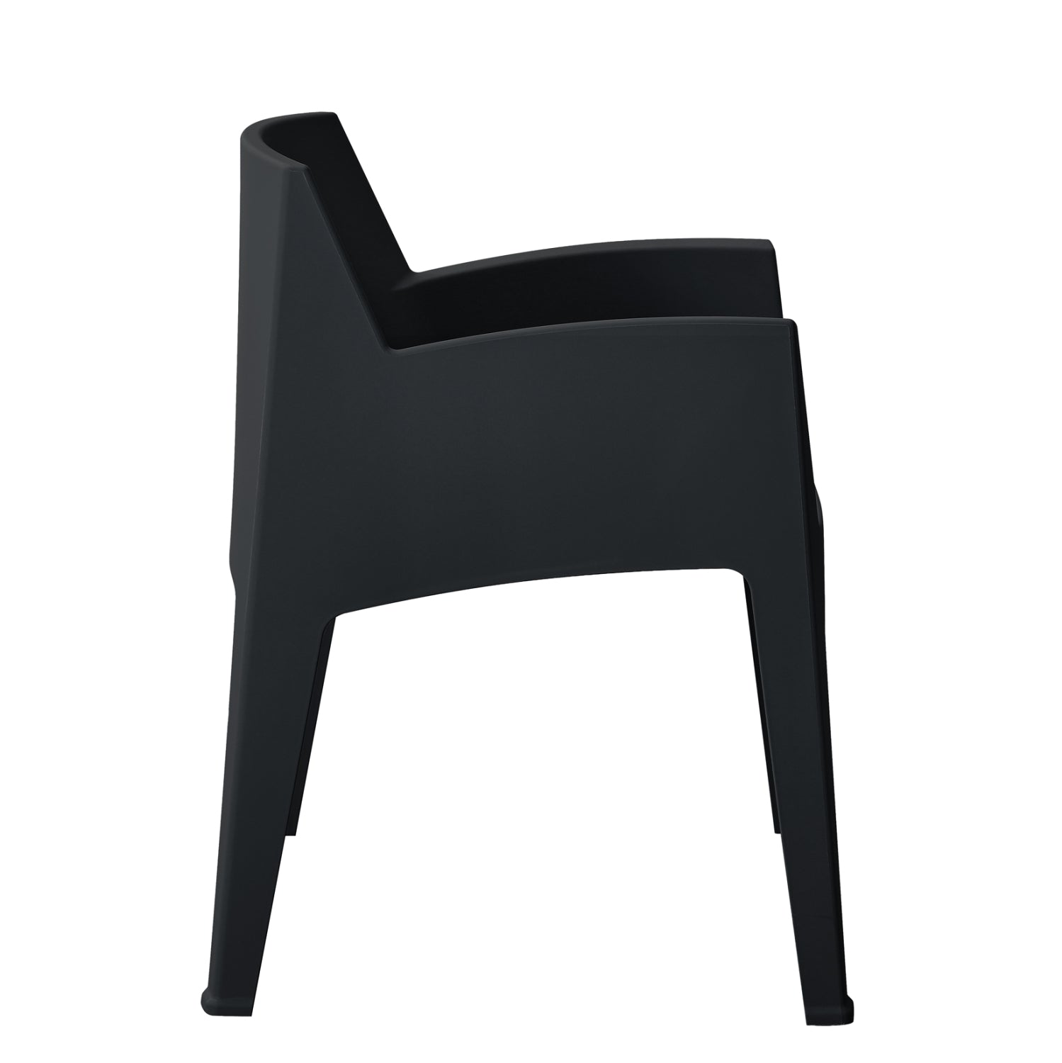 Стол  SLEEK черен цвят