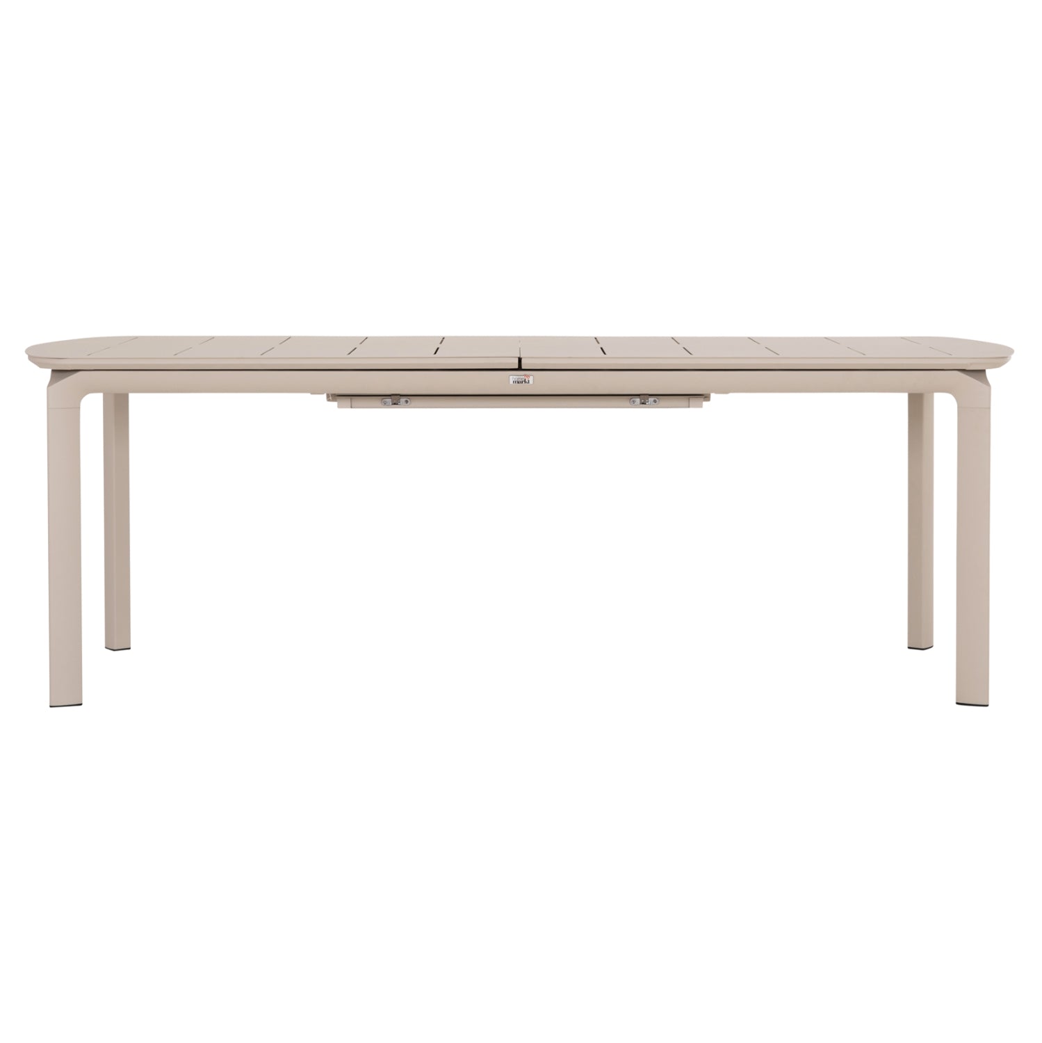 Разтегляема трапезарна маса Sympo бежова алуминиева 220-300x100x75всм.