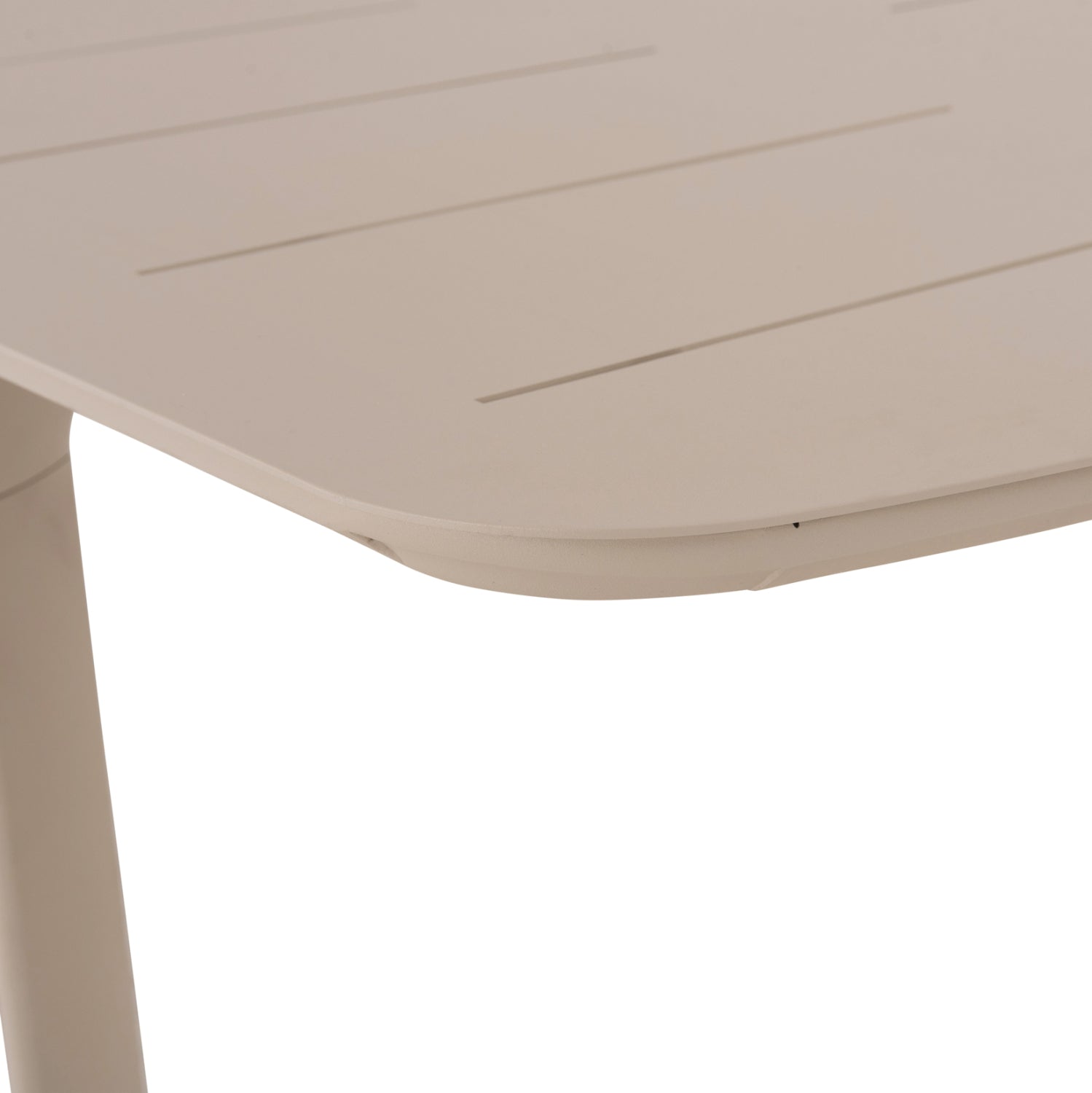 Разтегляема трапезарна маса Sympo бежова алуминиева 220-300x100x75всм.