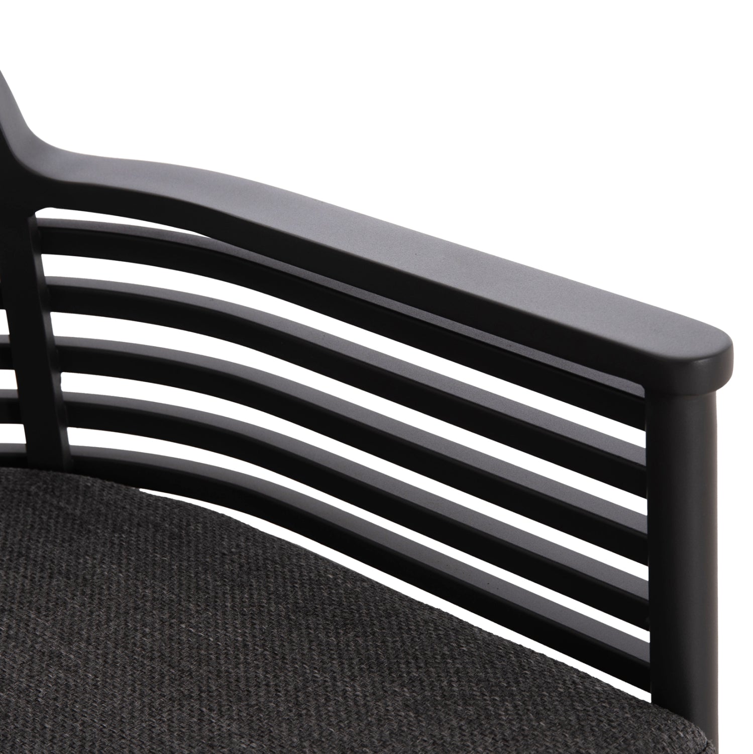 Трапезен градински стол  „WALES“тъмно сив