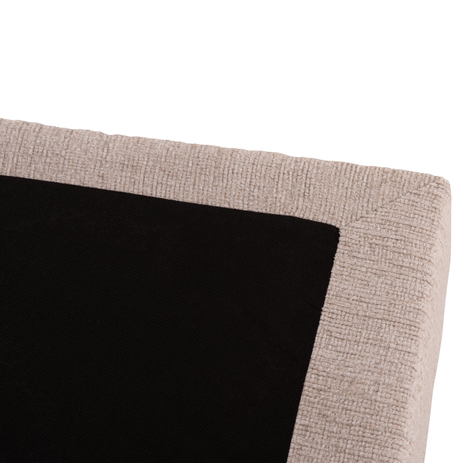 Единично легло MILO бежов плат за матрак 90x200см