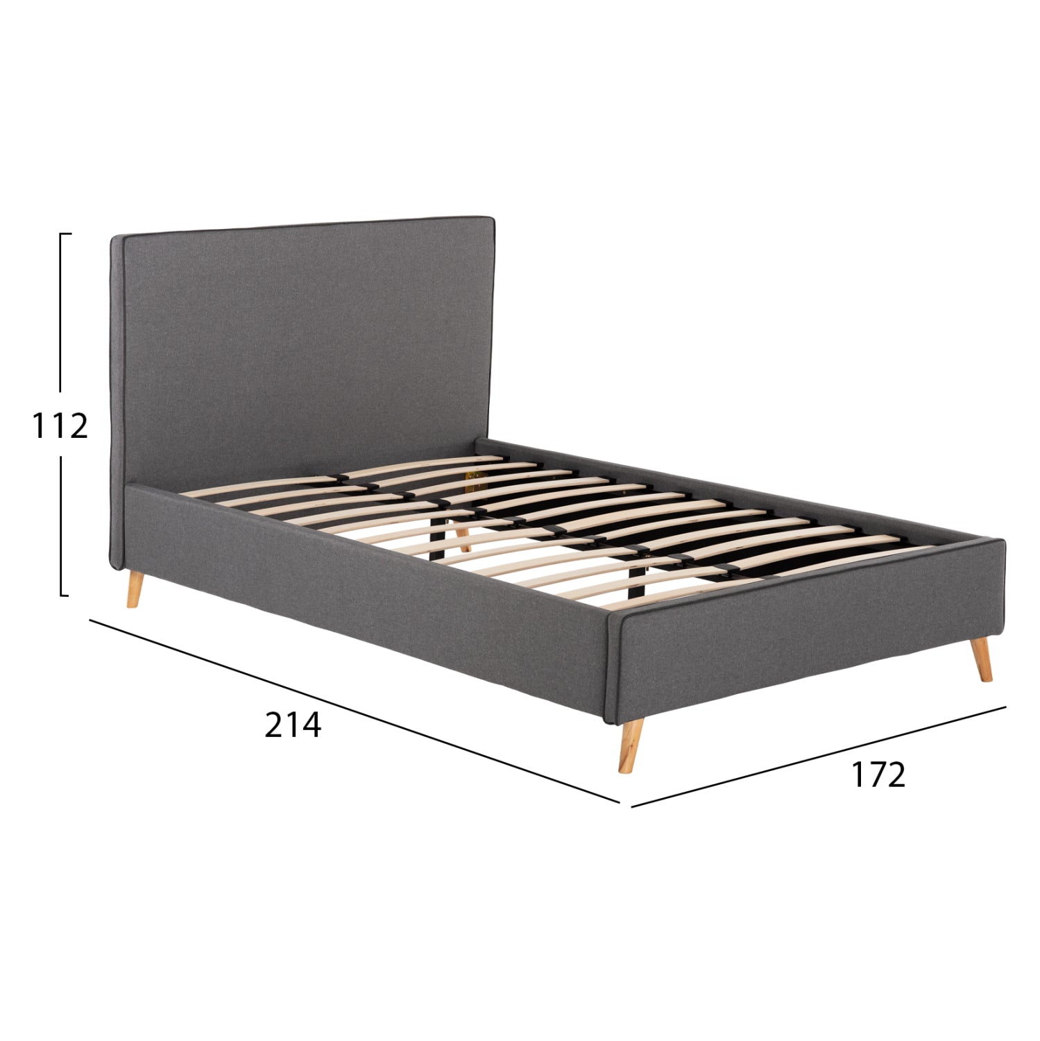 Спалня INDRA сив цвят 160x200см