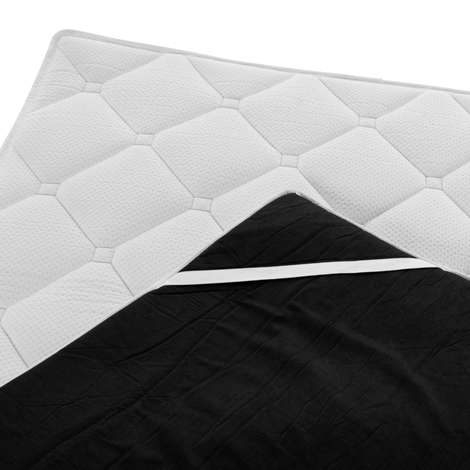 Топ матрак бял с пяна 120x200x5см