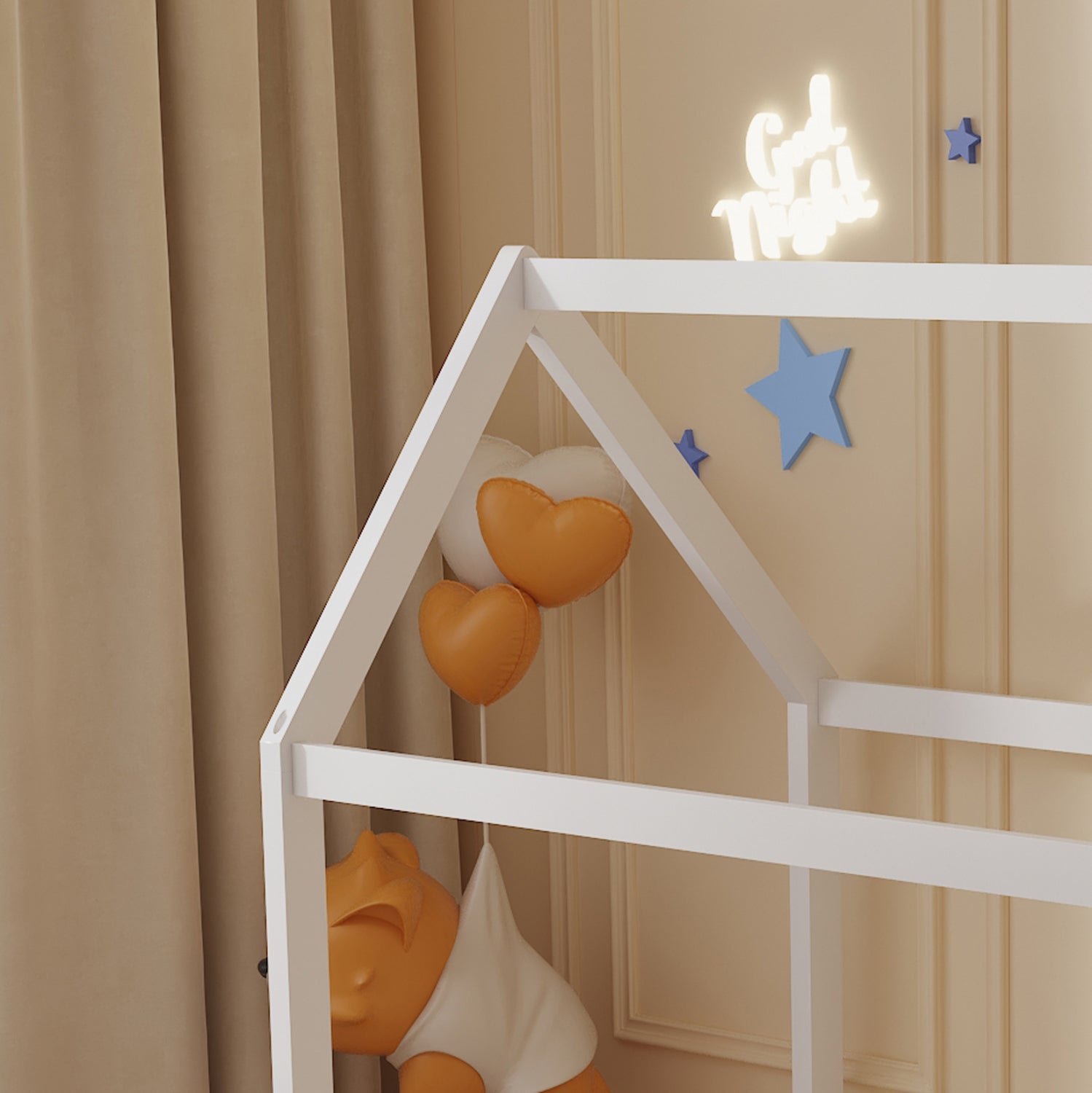 Легло  PEPE бял цвят за матрак 140/70см