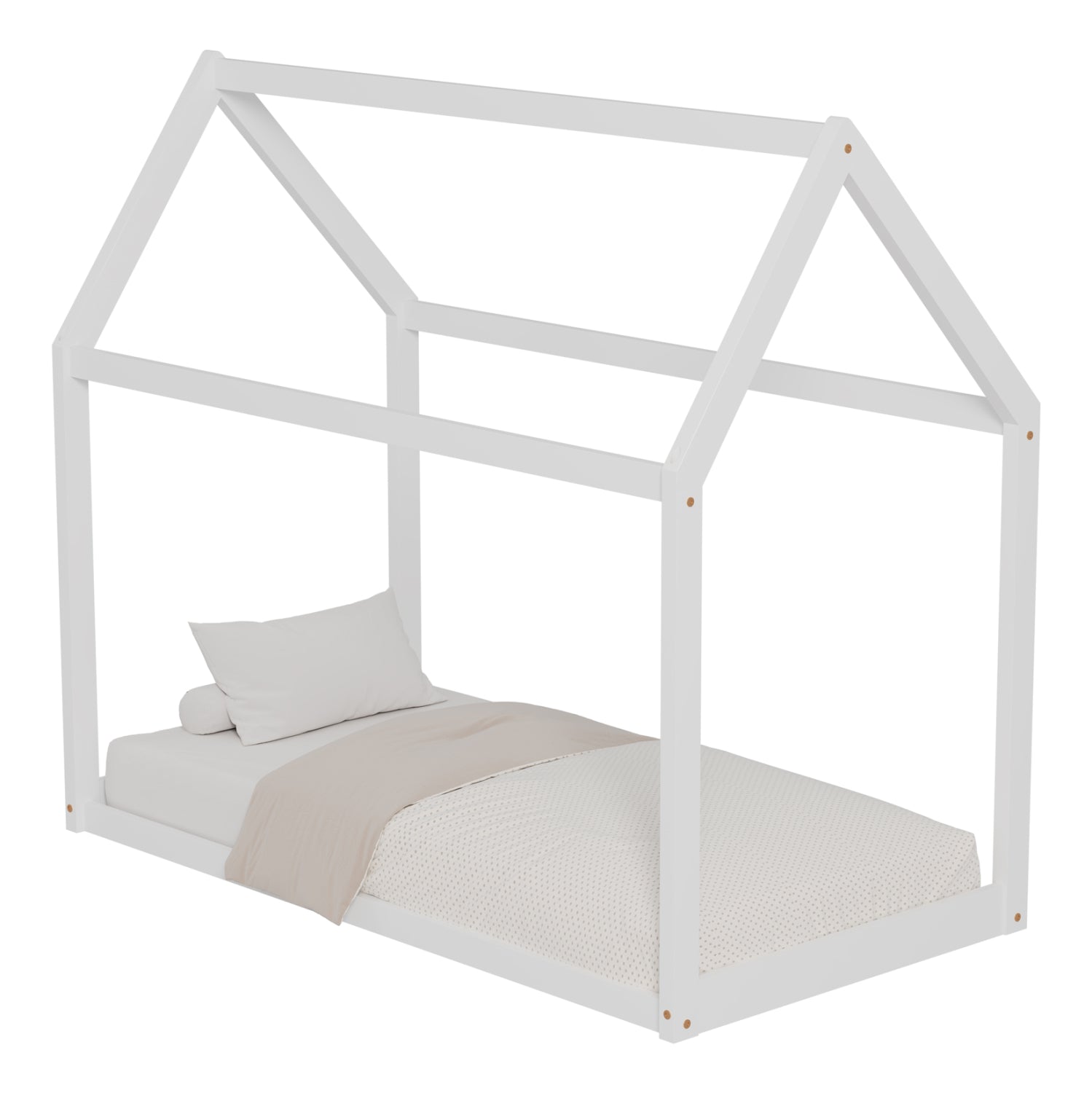 Легло  PEPE бял цвят за матрак 140/70см