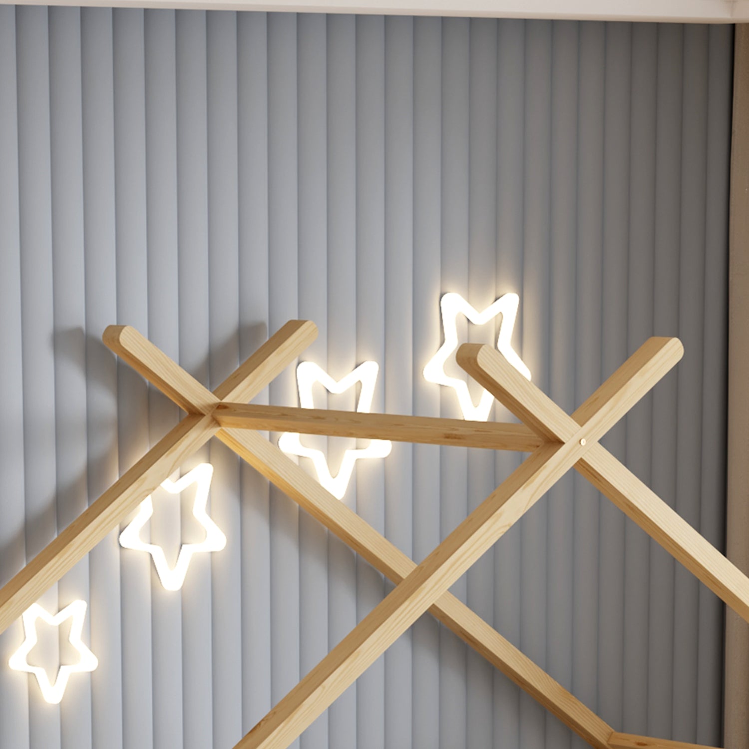 Детско легло  KLARICE 190x90см естествен цвят