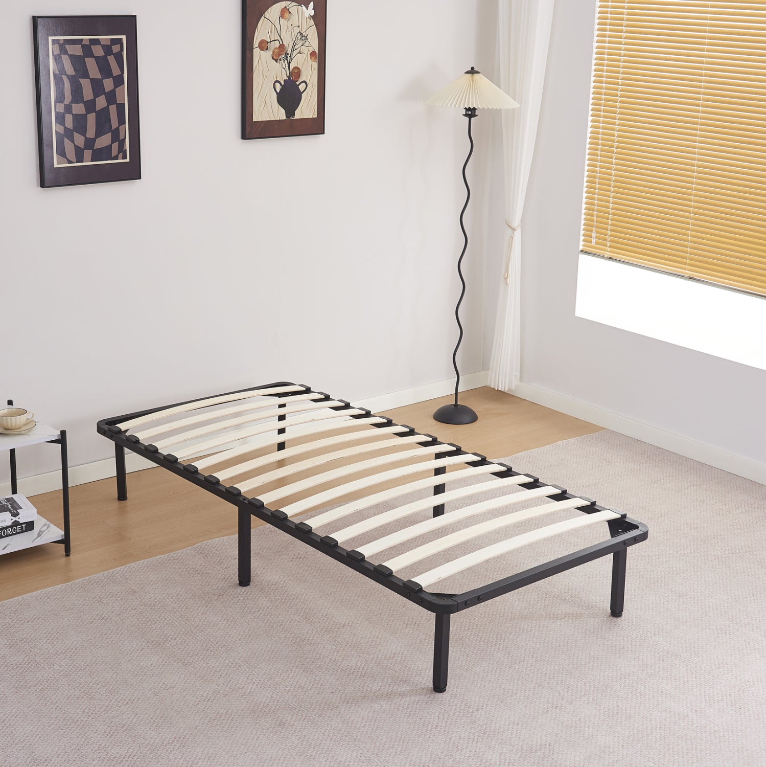 Легло MARKY черен цвят  190x90см