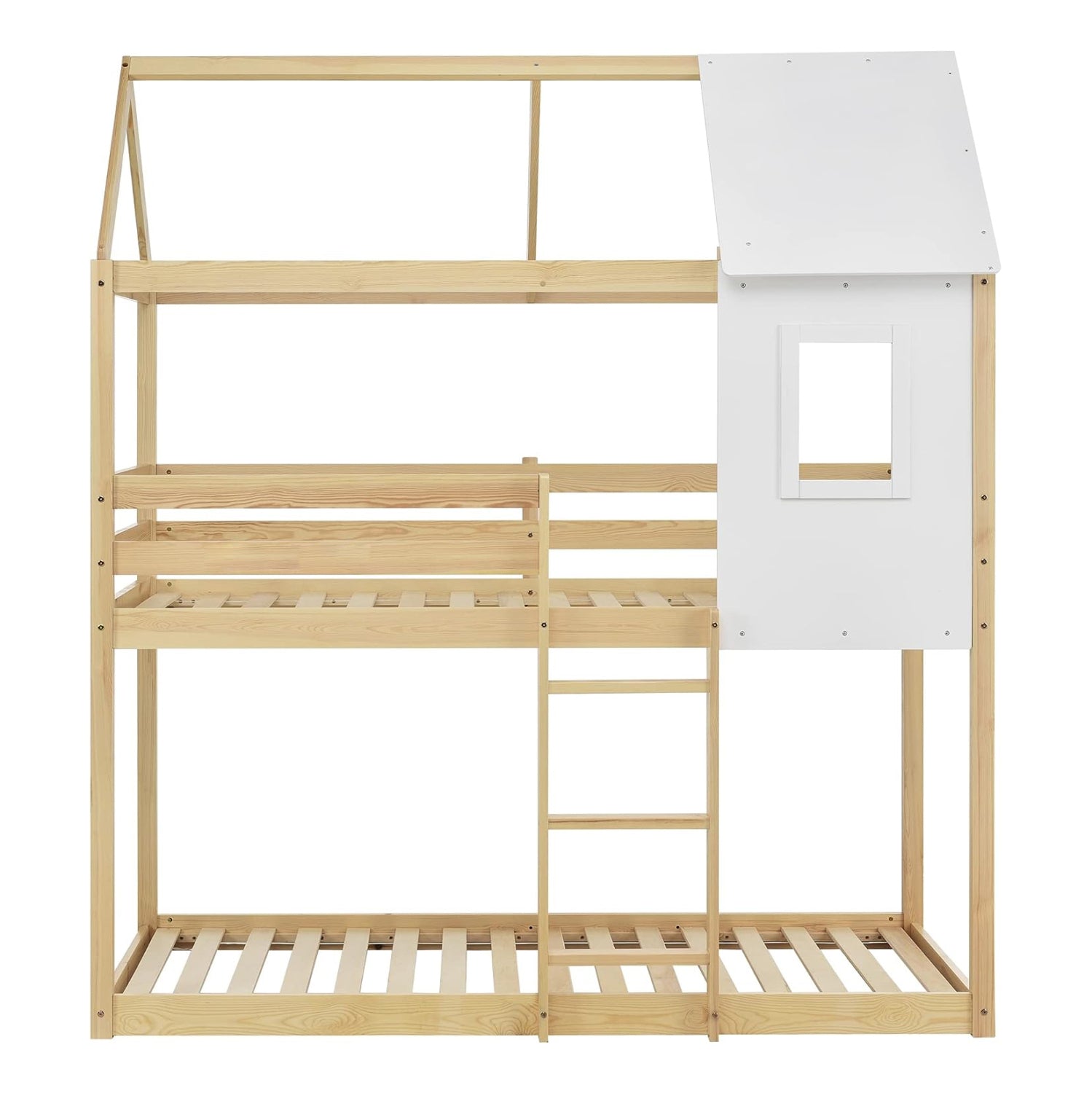 Легло двуетажно MONTESORI цвят натурал за матрак 190x90