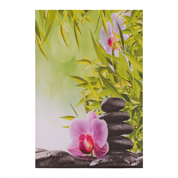 Картина цветя и камъни 60x90x2.5-cm