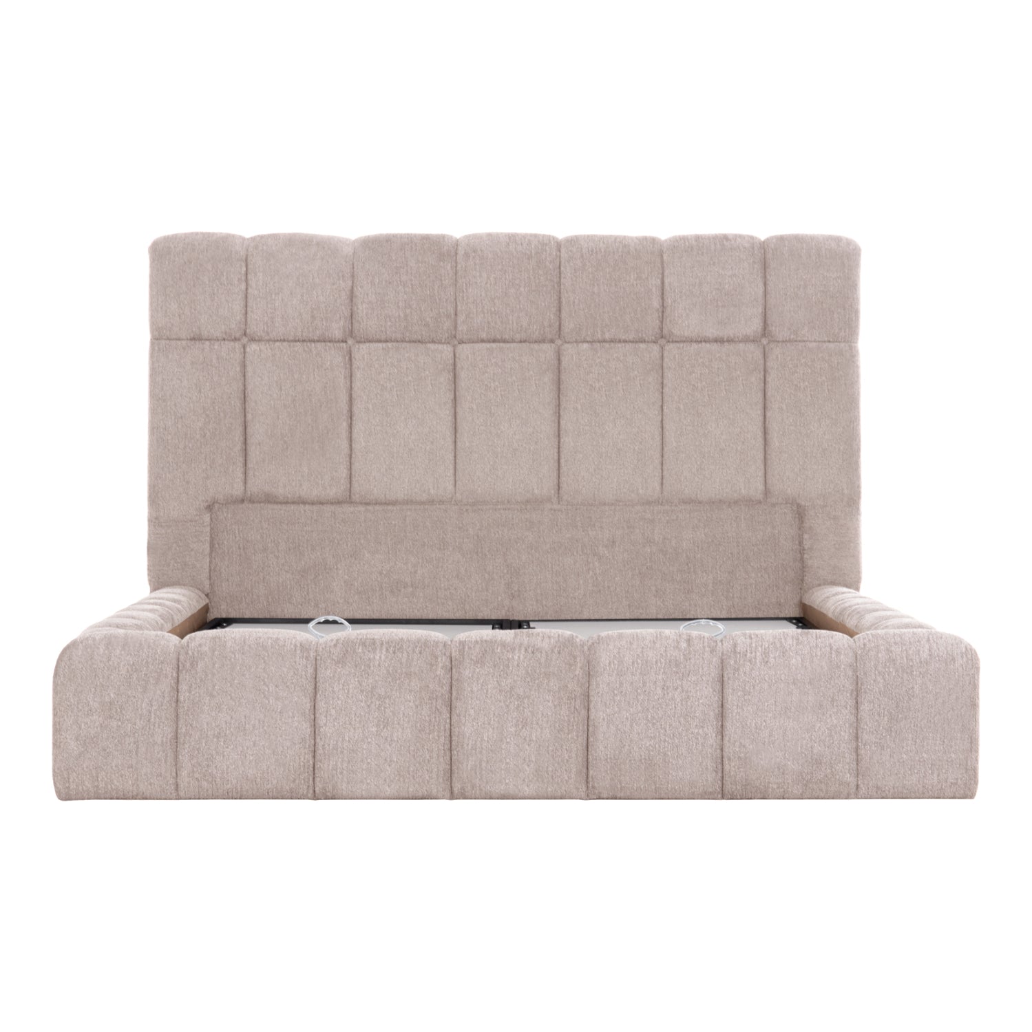 Легло RAMON с място за съхранение теди платове бежово-за матрак 160x200см