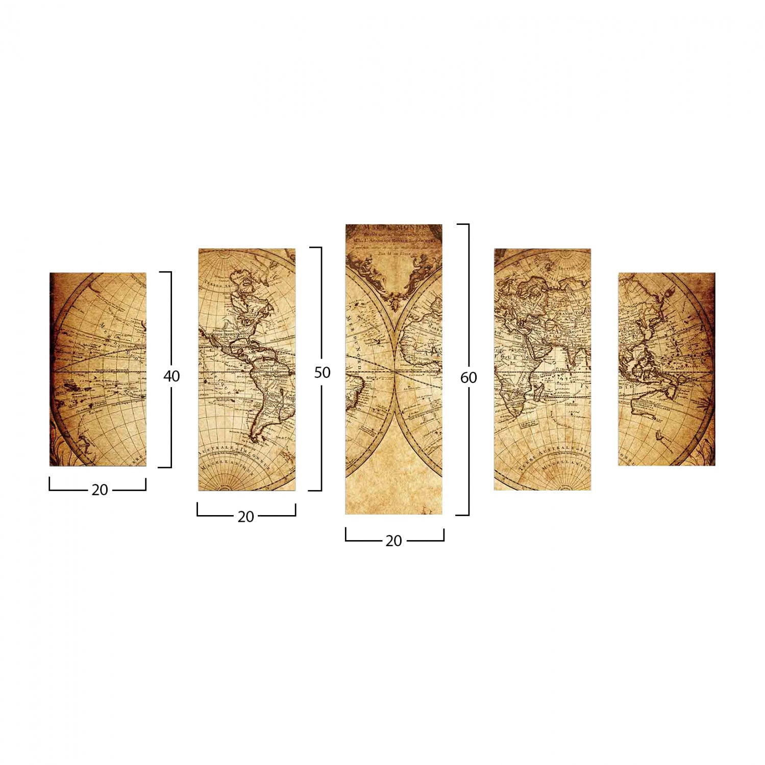 Картинакарта на света