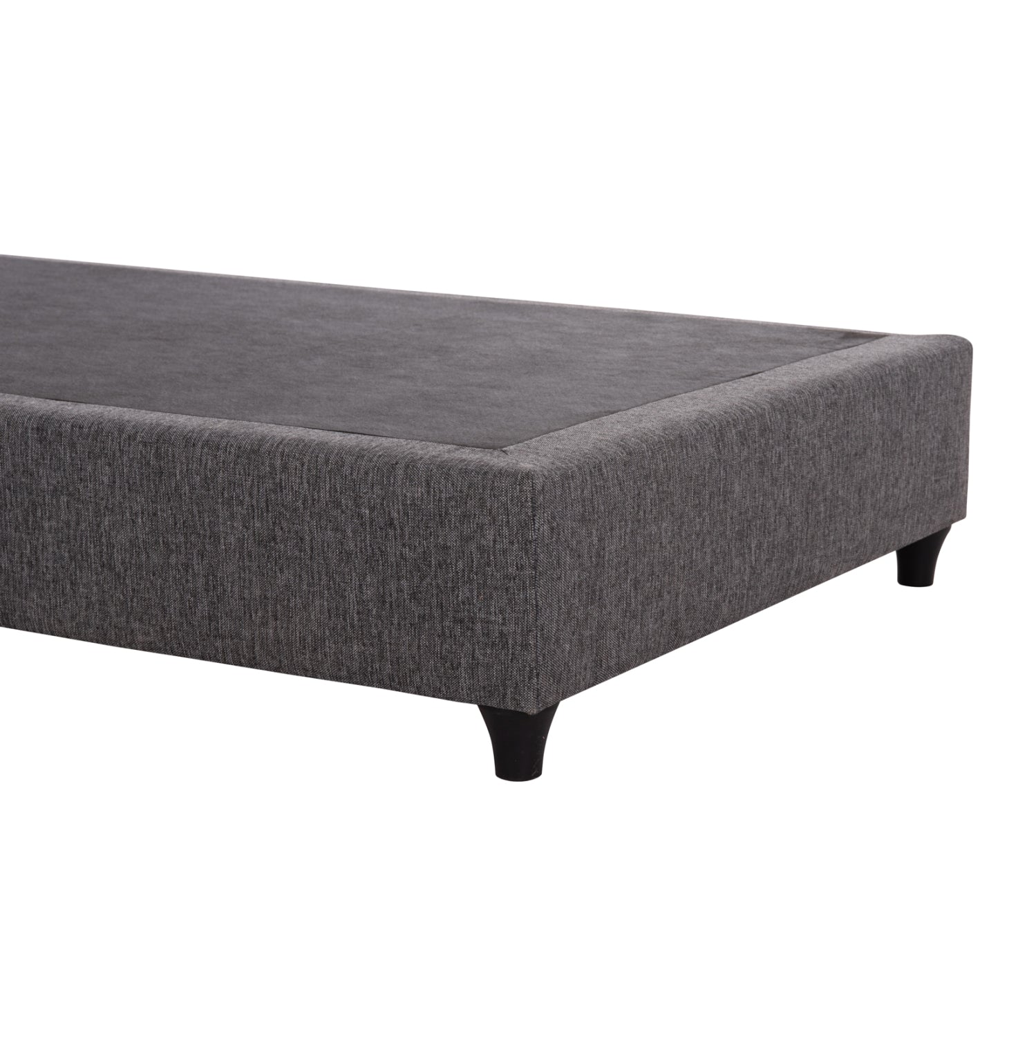 Легло SIGGY без място за съхранение/сива дамаска за матрак 80х200см.