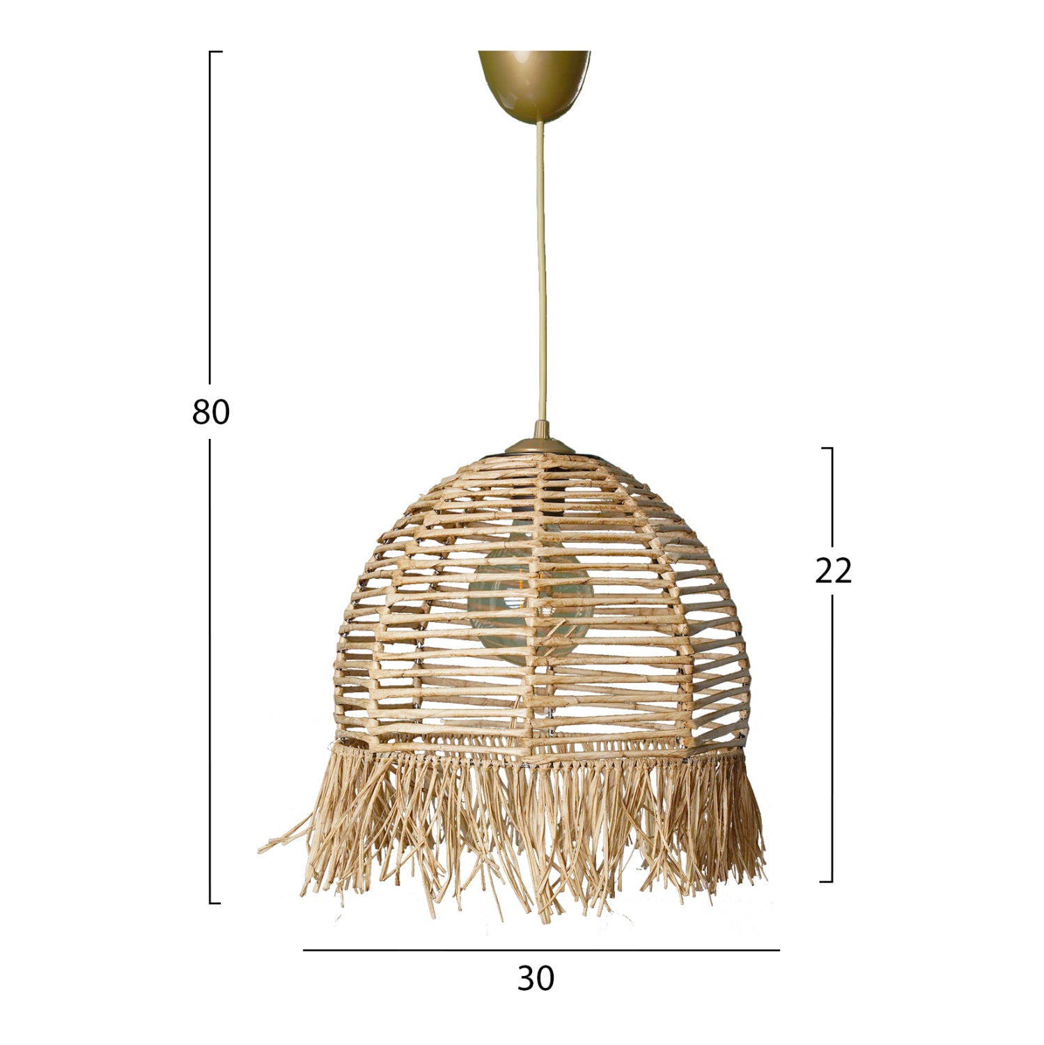 ВЪТРЕШЕН ПЛАФОН ОТ ДЪРВО И БАМБУК НАТУРАЛЕН 30x30x80H см.