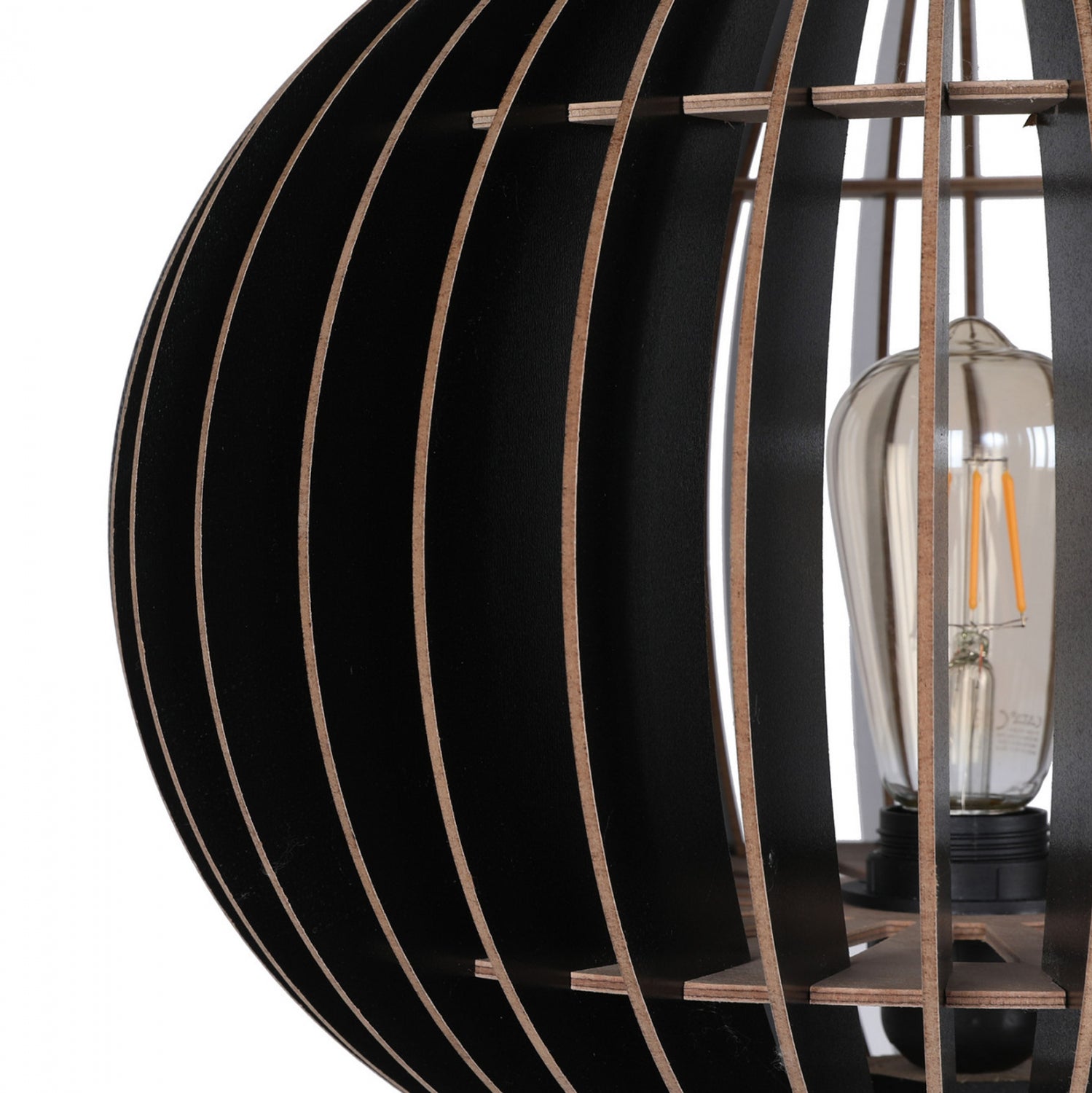 Подова лампа 7375  черен цвят Φ36x145см