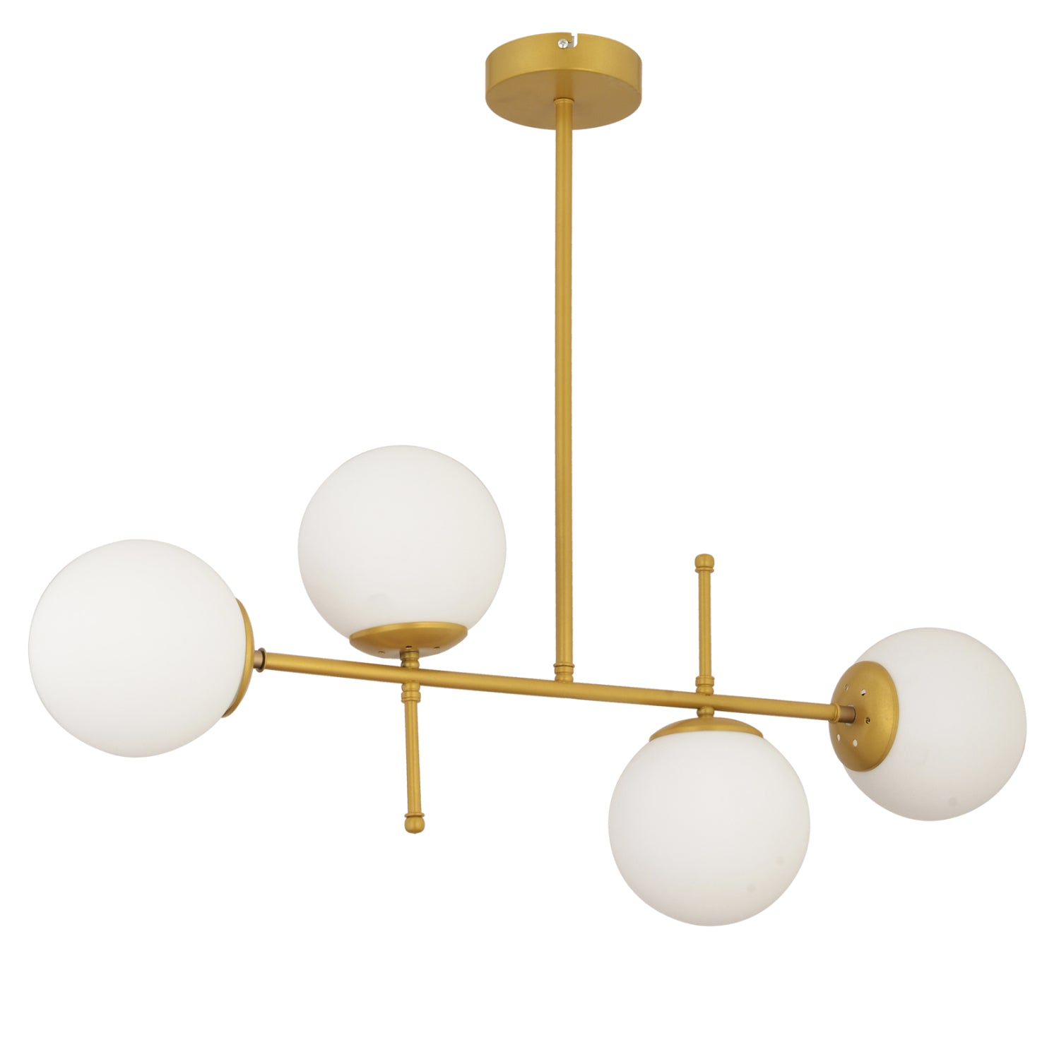 Таванна лампа Лара златист цвят  85x67см