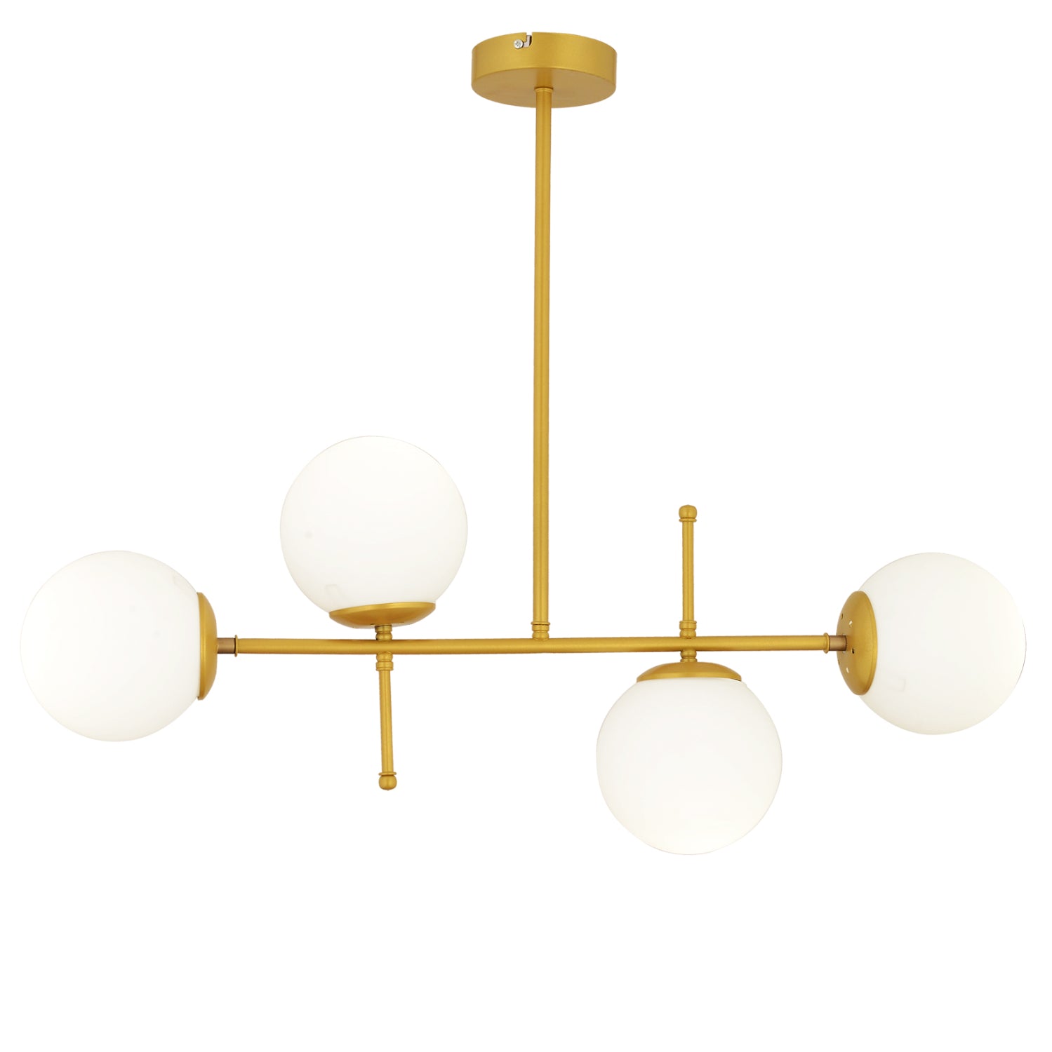 Таванна лампа Лара златист цвят  85x67см