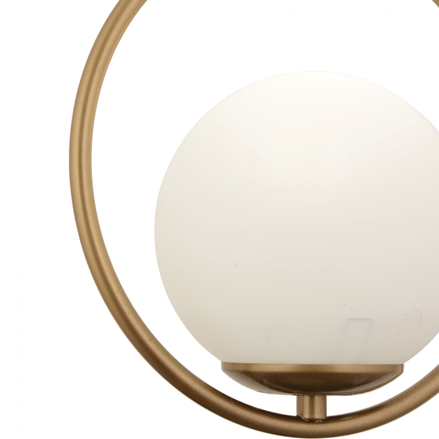 Таванна лампа Ева златист цвят  25x27см