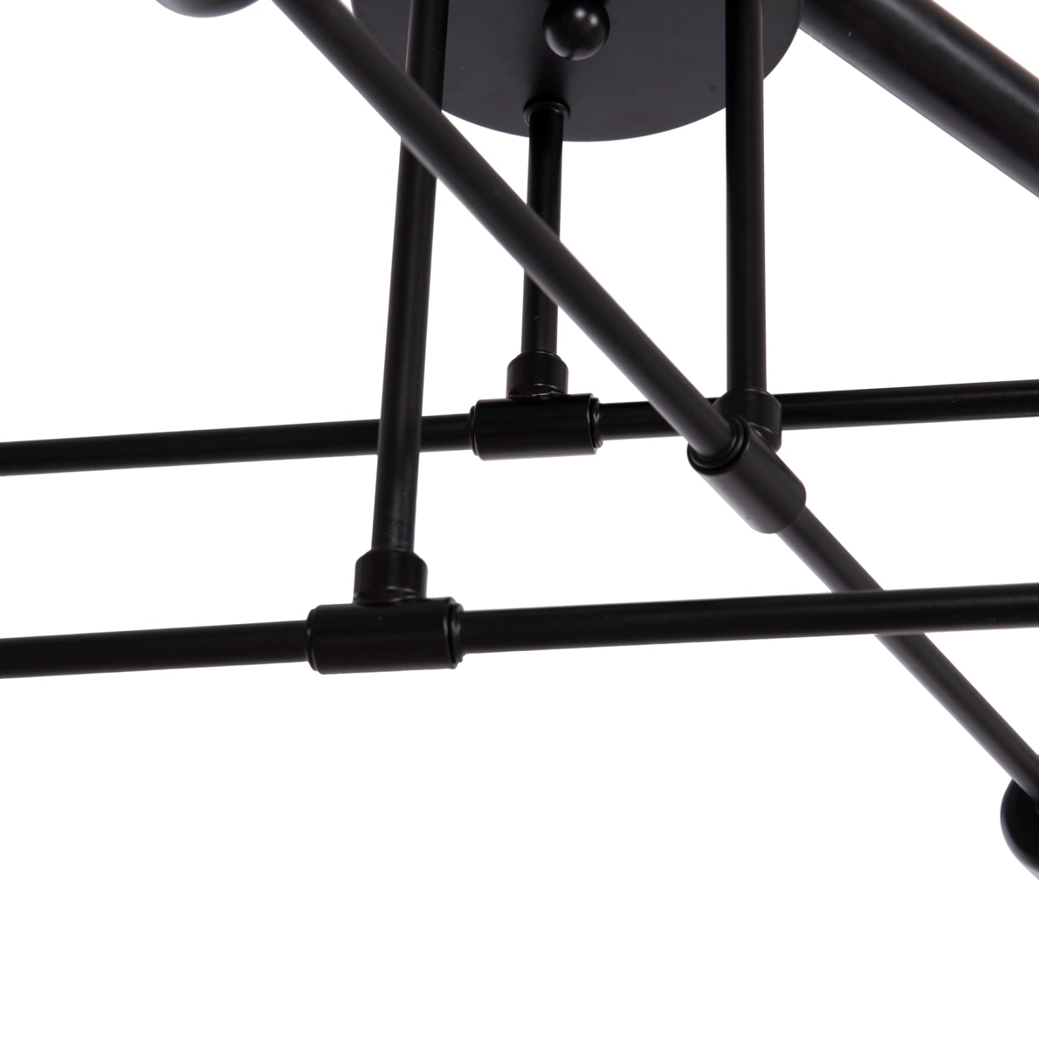 Таванна лампа  LIGHTY черен цвят  51x51x23см