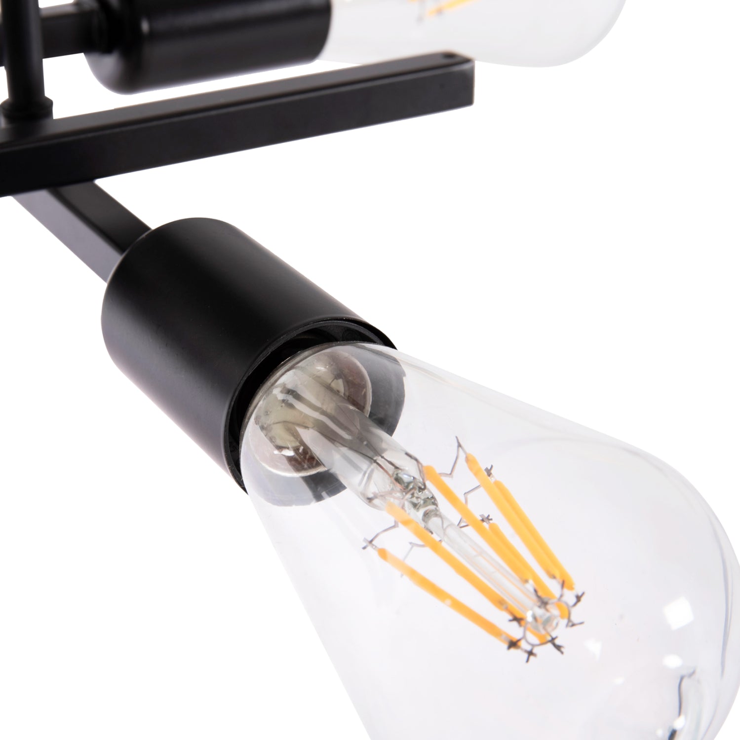 Таванна лампа LIGHTY черен цвят 28x28x15см