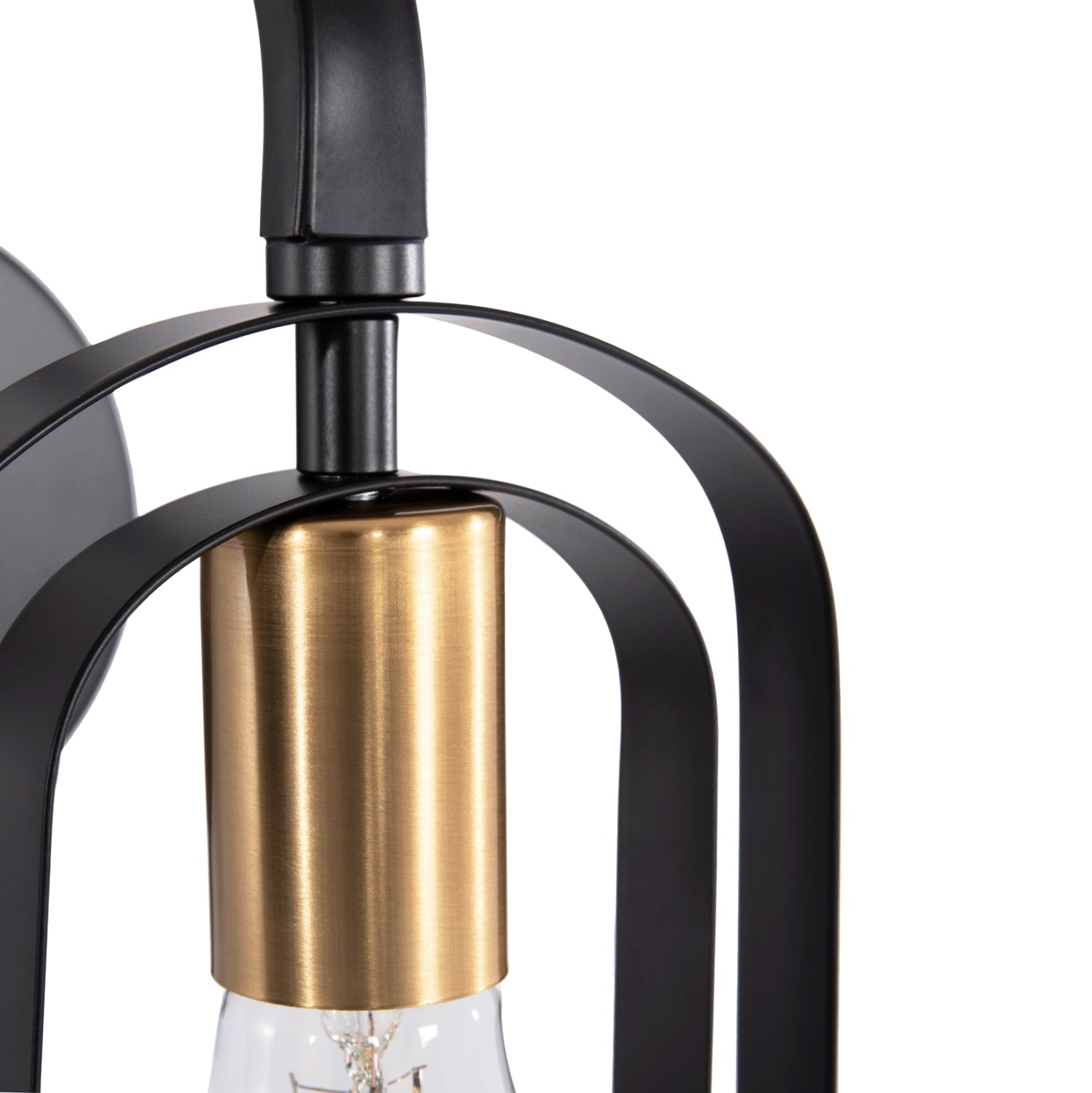 Biut метални стенни лампи в черно - златисто дуо 16x19x38см