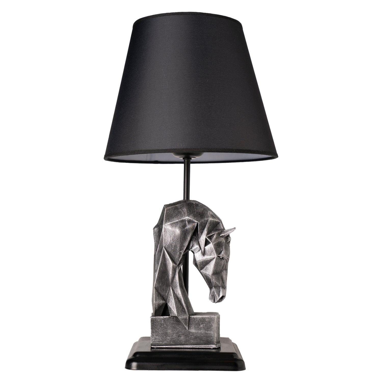 Натолна лампа 7474 черен-сребрист цвят  24x35 см