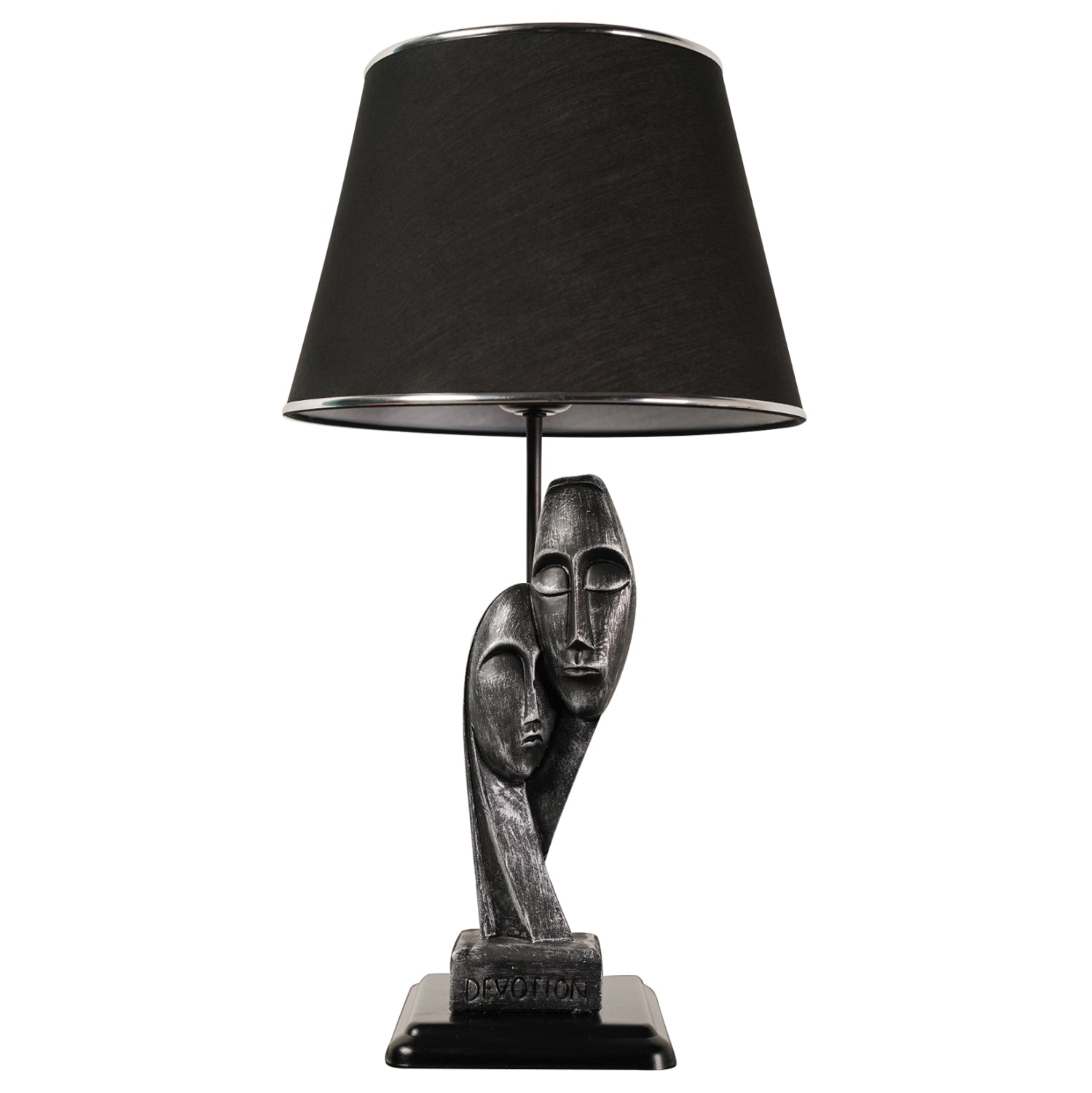 Настолна лампа Арт черен цвят  15x53 см