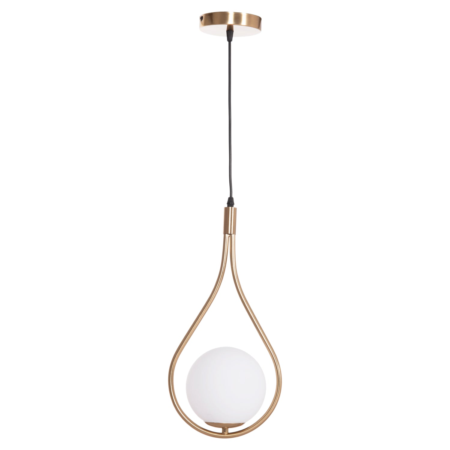 Таванна лампа  Droplet златист-бял цвят 23.5x12x147см