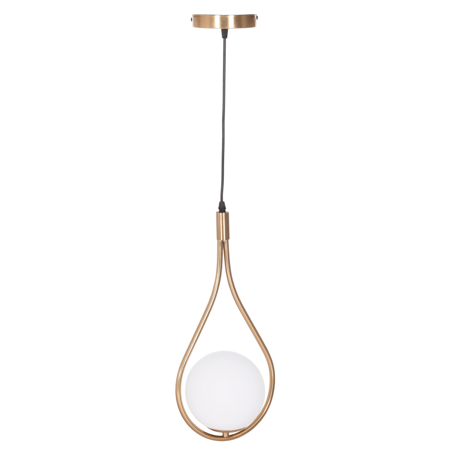 Таванна лампа  Droplet златист-бял цвят 23.5x12x147см