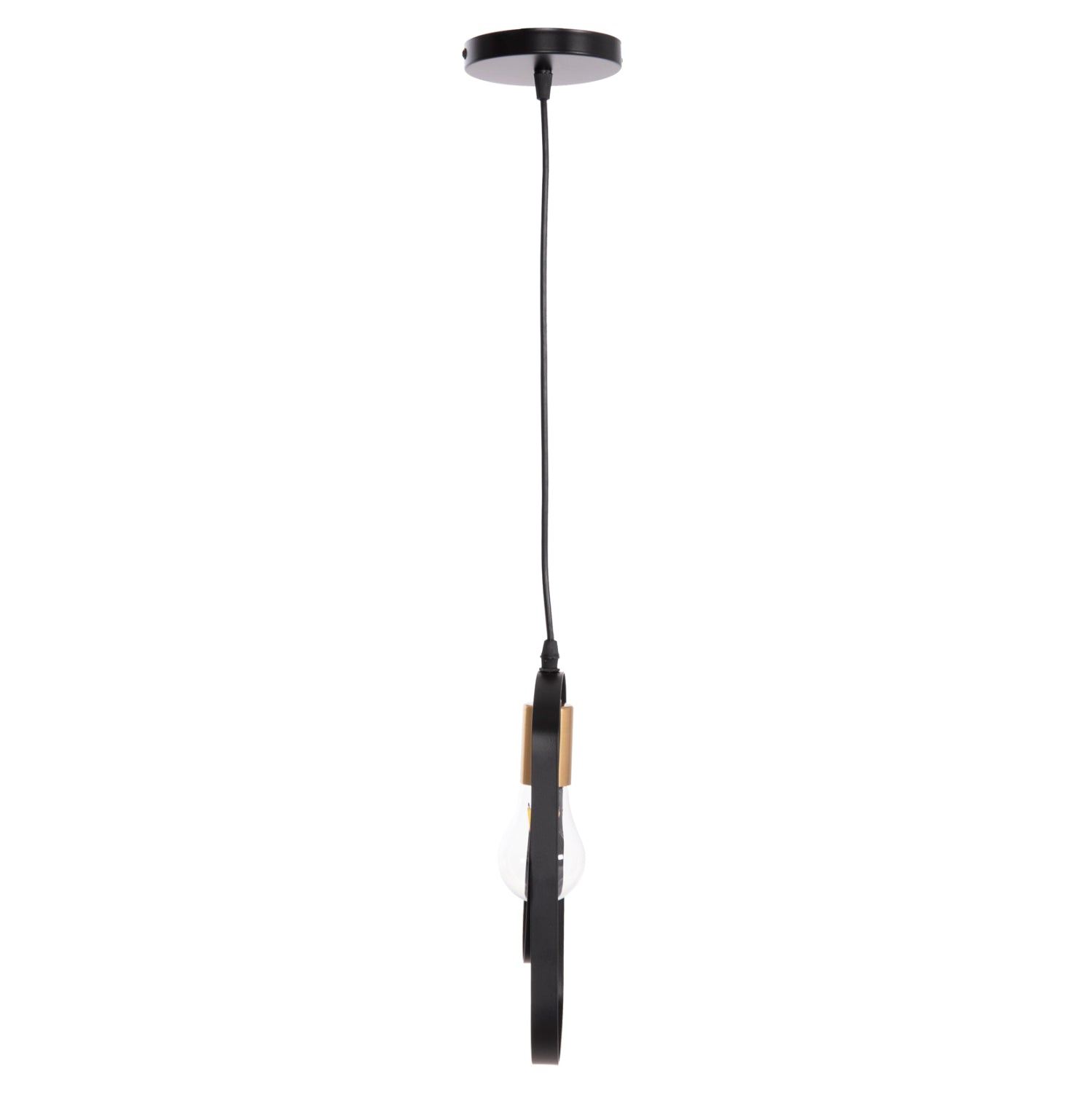 Таванна лампа   BIUT черен-златист цвят 15.5x4x130см